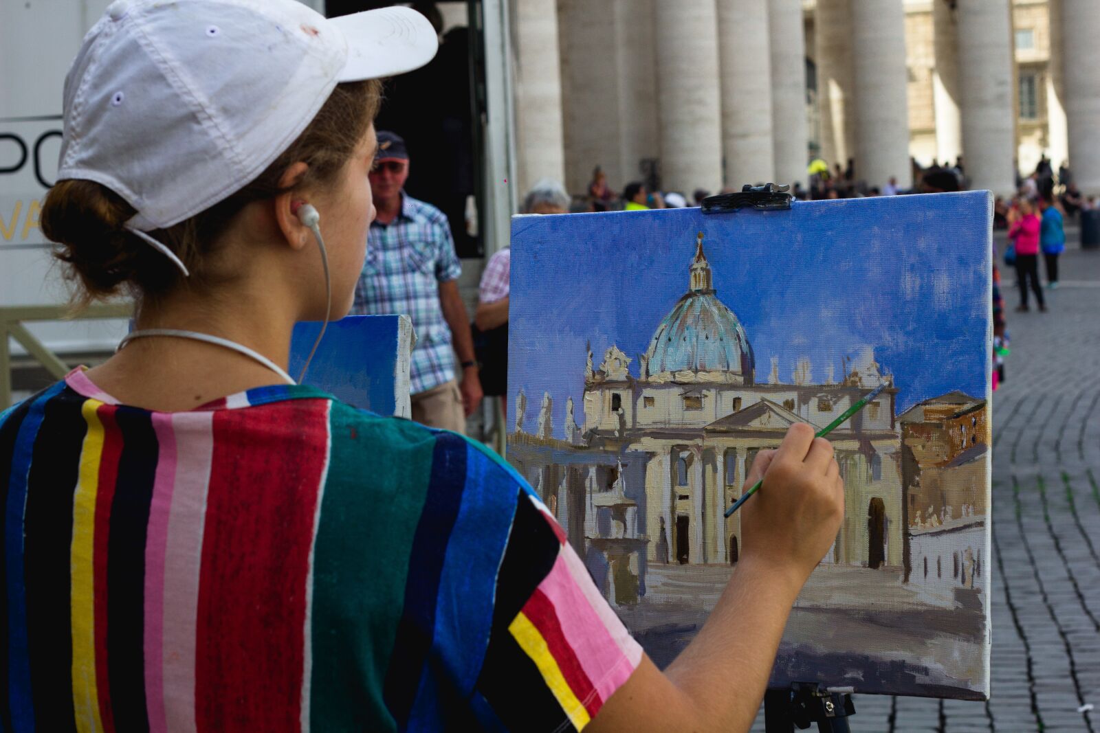 Canon EOS 60D + Canon EF 50mm F1.8 II sample photo. Art, artists, vatican photography