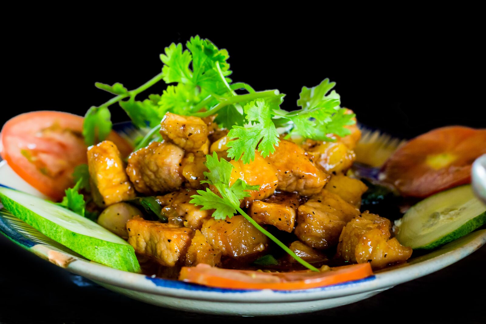 Canon EOS 700D (EOS Rebel T5i / EOS Kiss X7i) + Canon EF 50mm F1.8 II sample photo. Meat, pig, salted photography