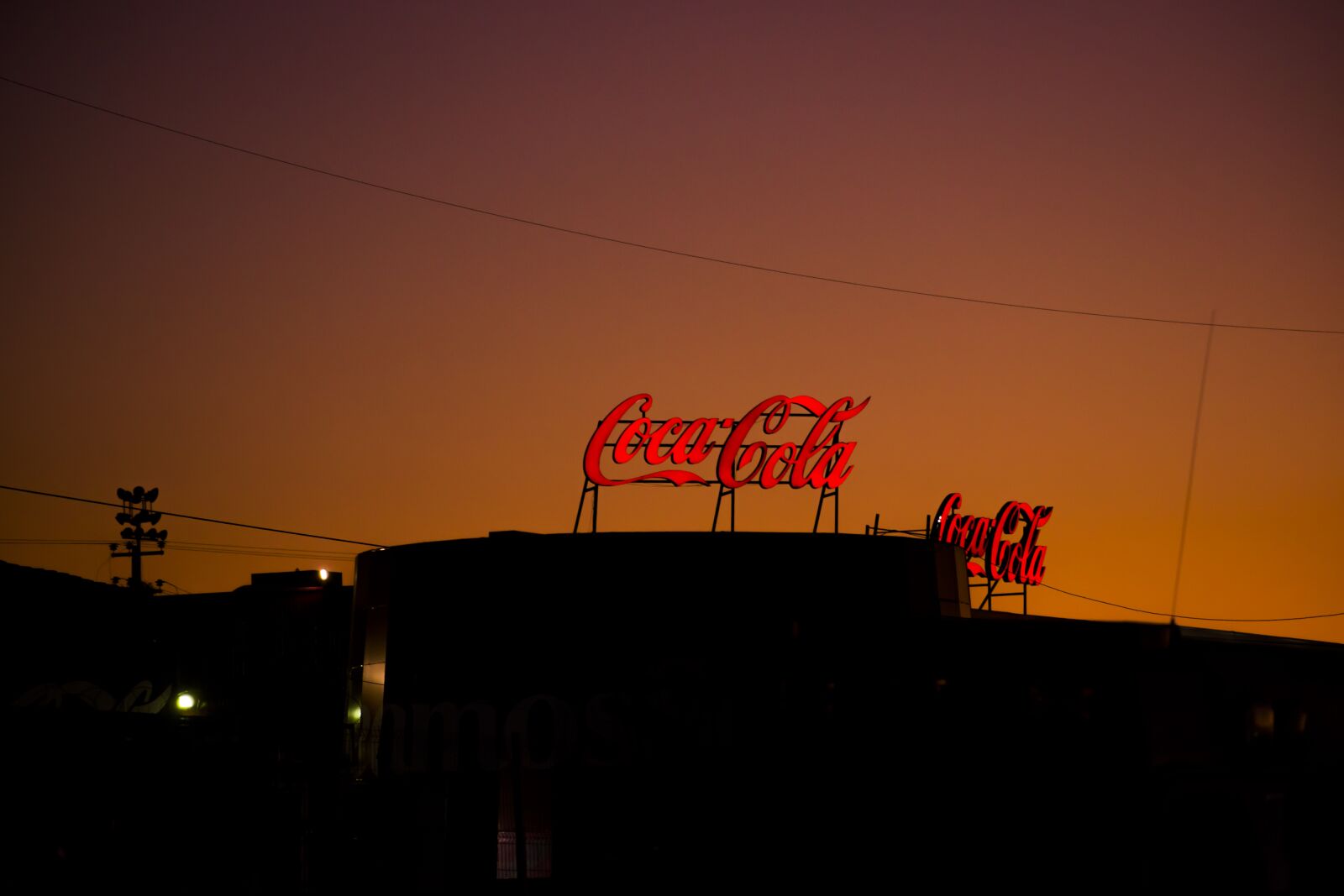 Nikon D5300 sample photo. Sunset, coca cola, coke photography