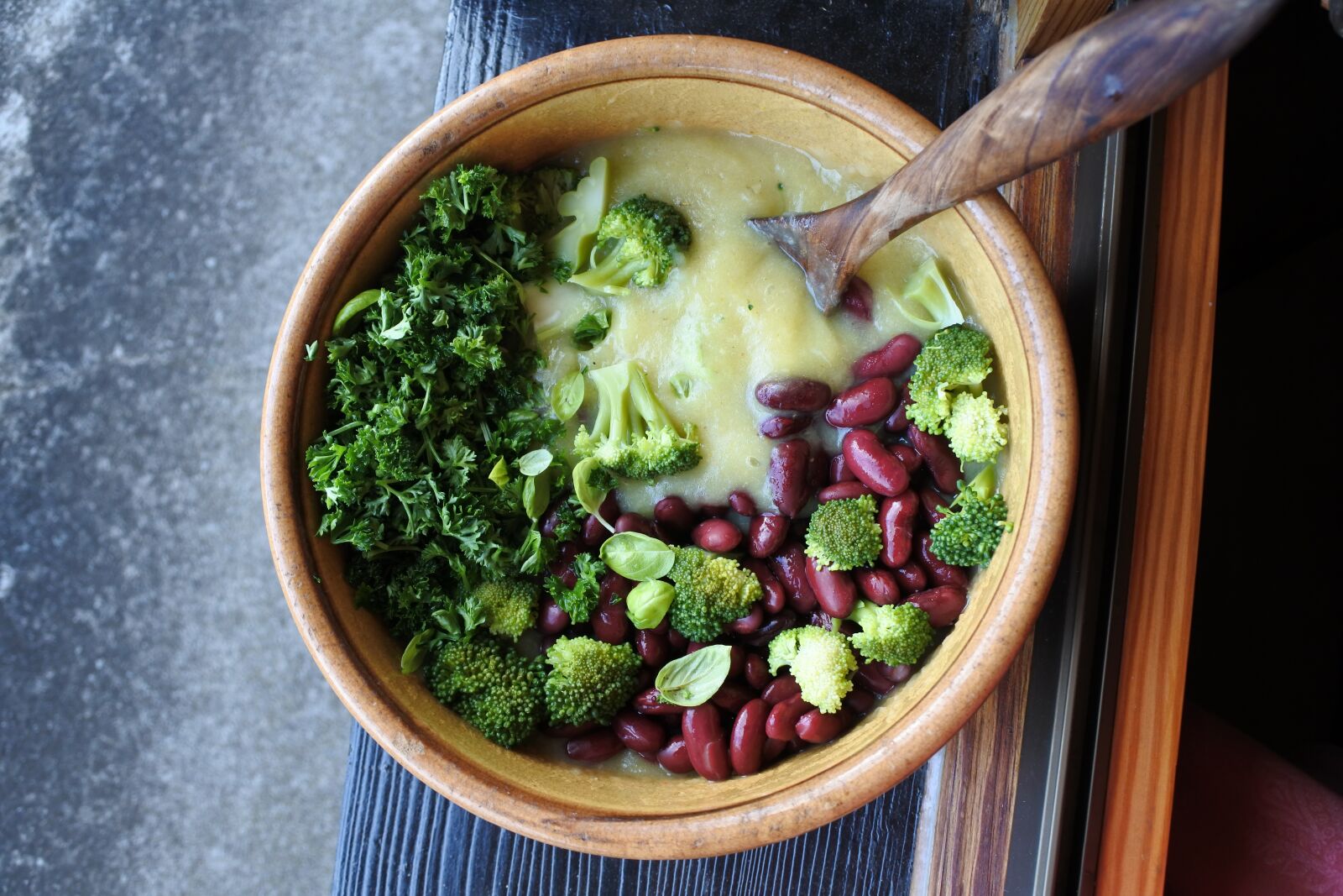 Nikon 1 J5 sample photo. Broccoli, soup, potato photography