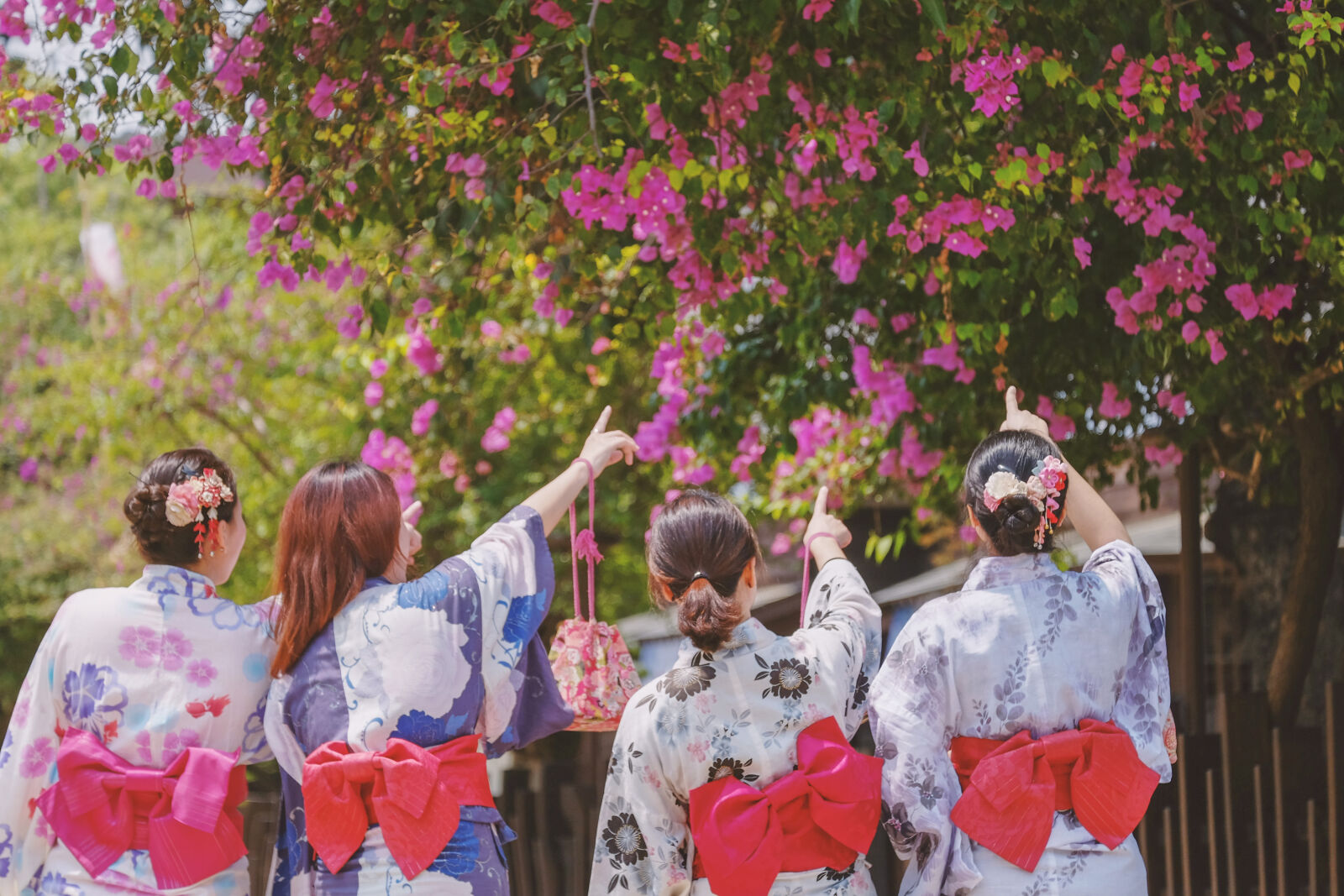 Fujifilm XF 55-200mm F3.5-4.8 R LM OIS sample photo. Flower, girls, japan, japanese photography