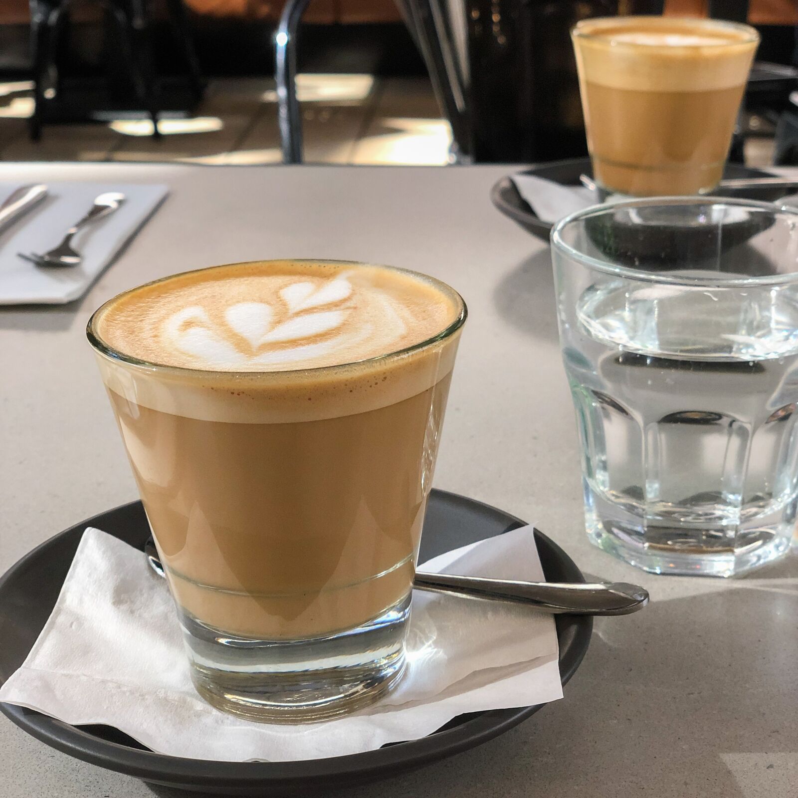 iPhone X back dual camera 6mm f/2.4 sample photo. Coffee, latte, hot drink photography