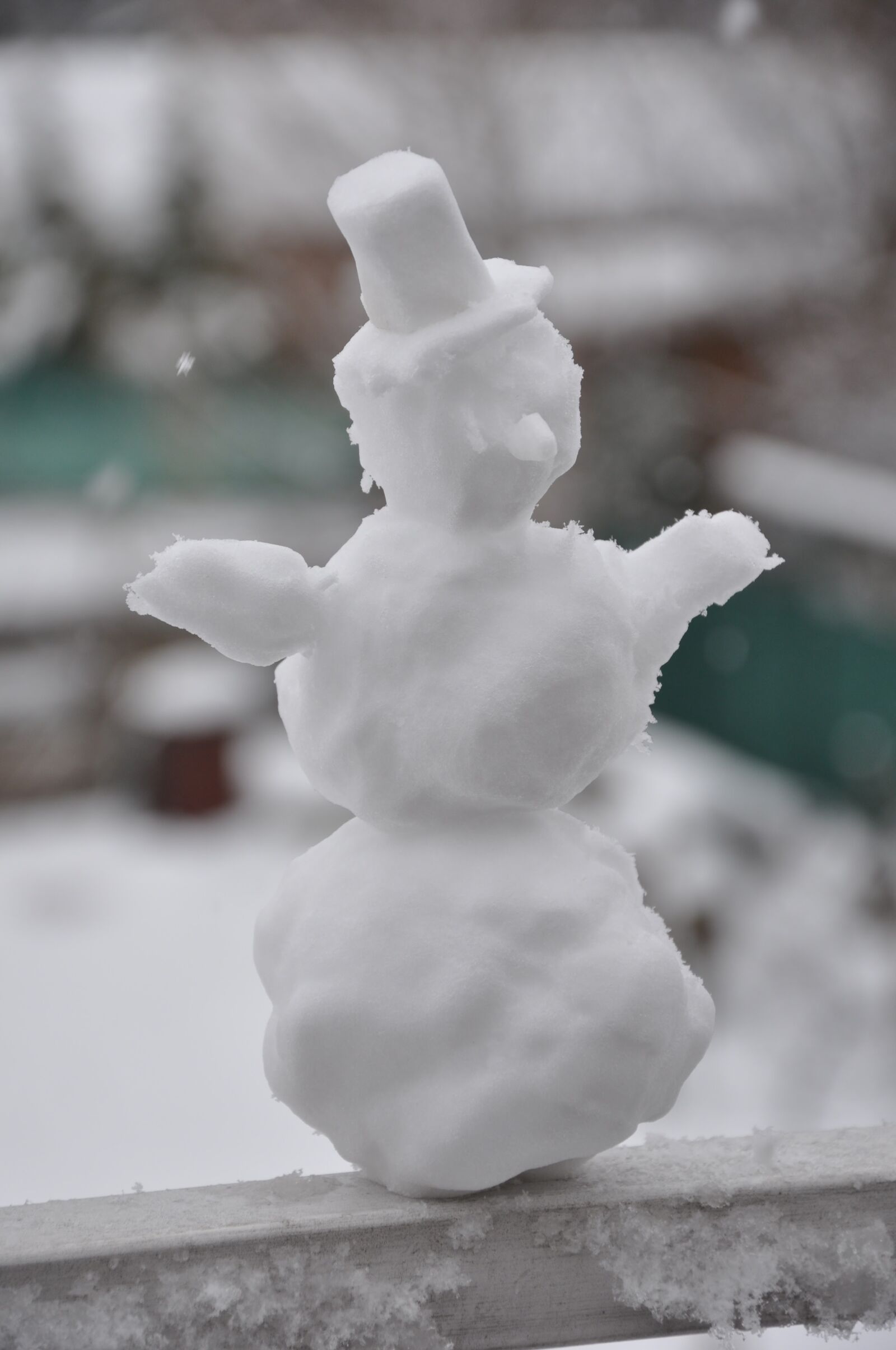 Nikon D90 sample photo. Snowman, winter, snow photography