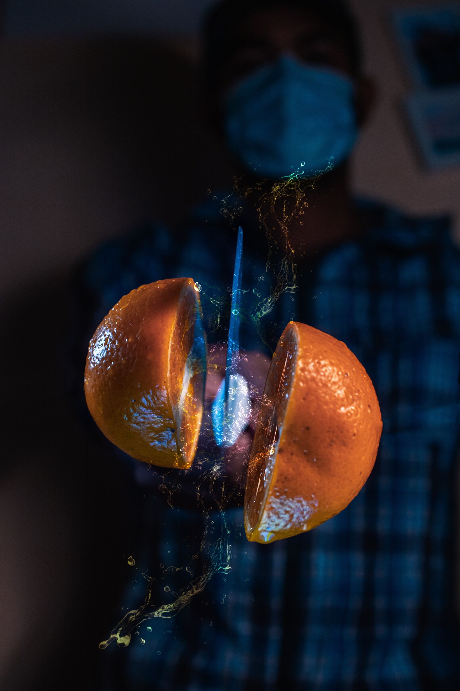 Canon EOS M50 (EOS Kiss M) sample photo. Orange, splash, splash photography photography