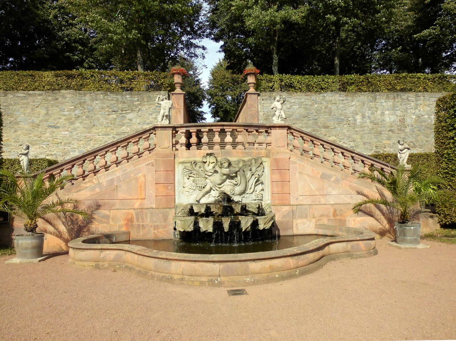 MEDION MD86824 sample photo. Lichtenwalde, baroque park, fountain photography