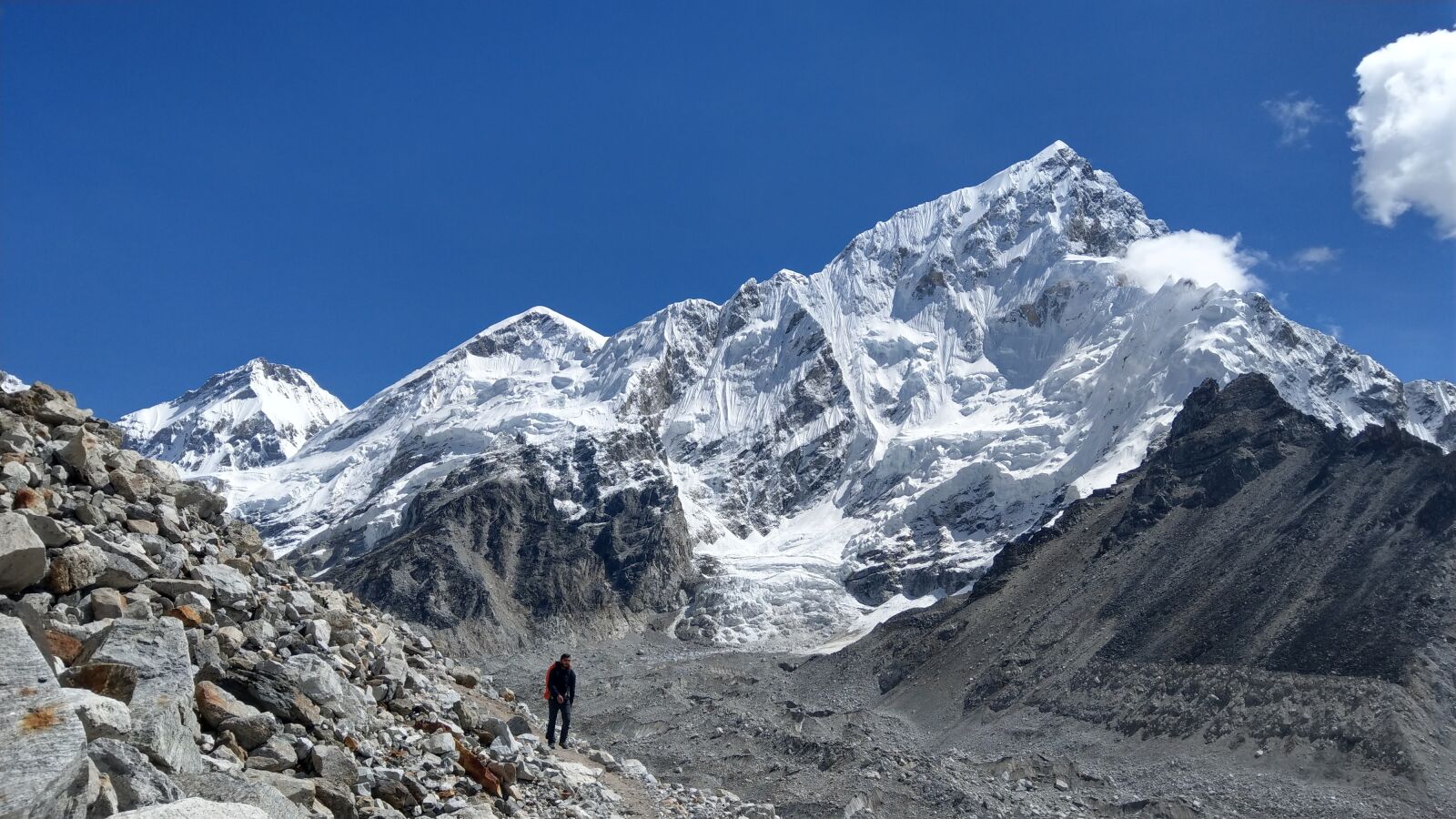 HTC U11 sample photo. Nepal, snow, mountain photography