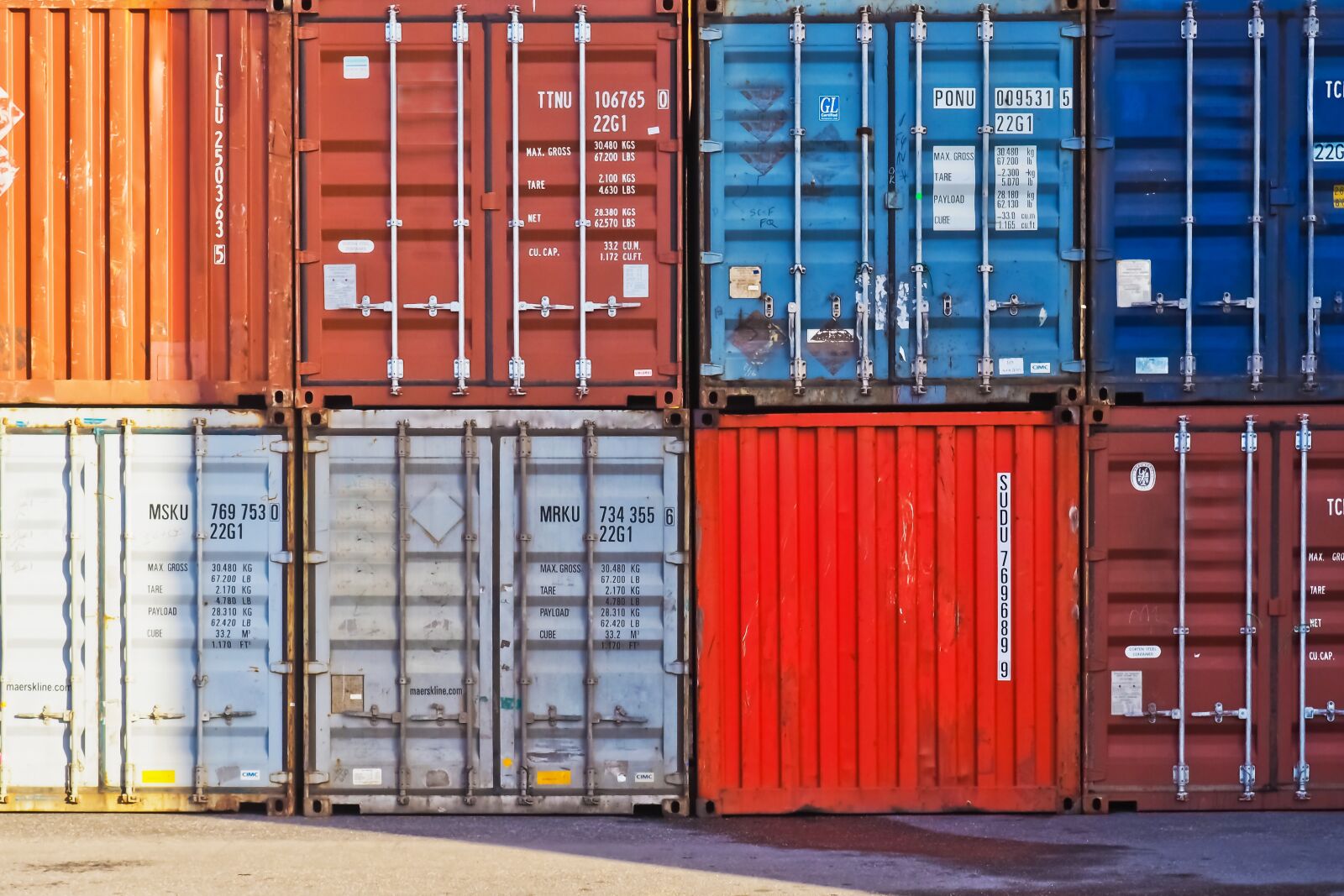 Olympus OM-D E-M10 sample photo. Container, container port, port photography