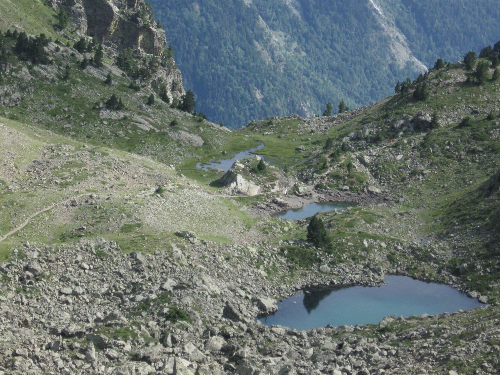Canon PowerShot A590 IS sample photo. Lake, mountains photography