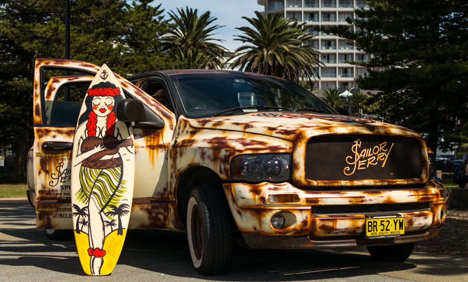Nikon D5300 sample photo. Car, surfboard, reply photography