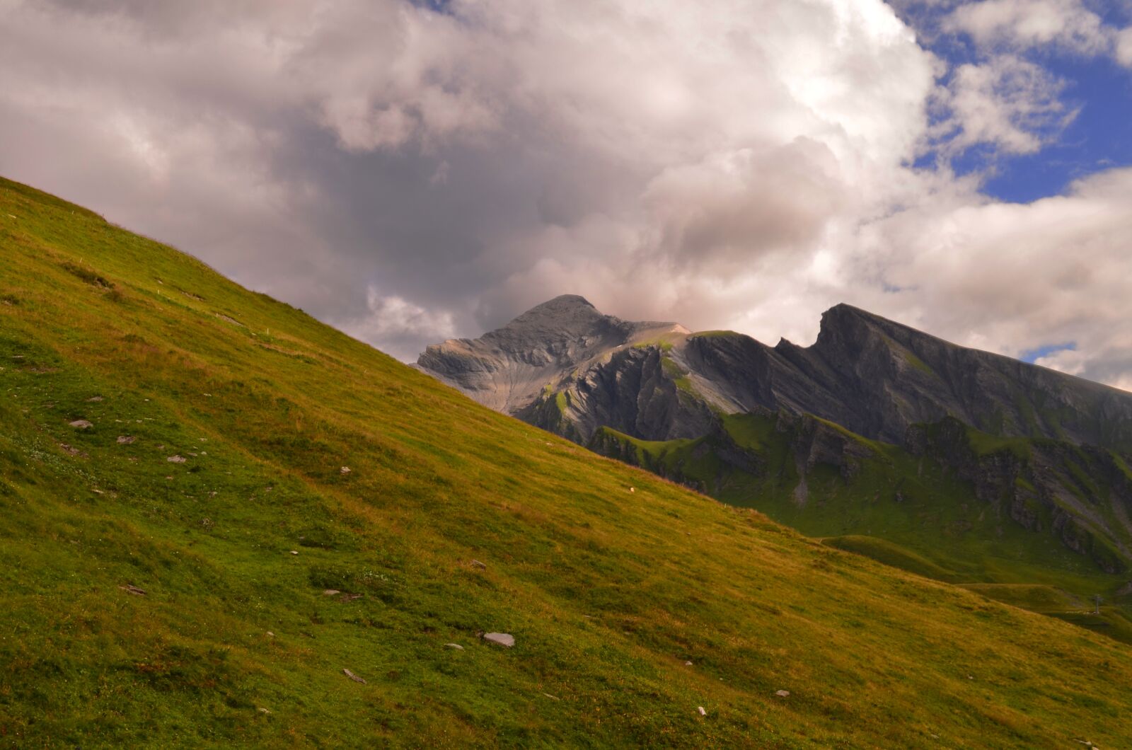 Nikon D5100 sample photo. Switzerland, landscape, clouds photography