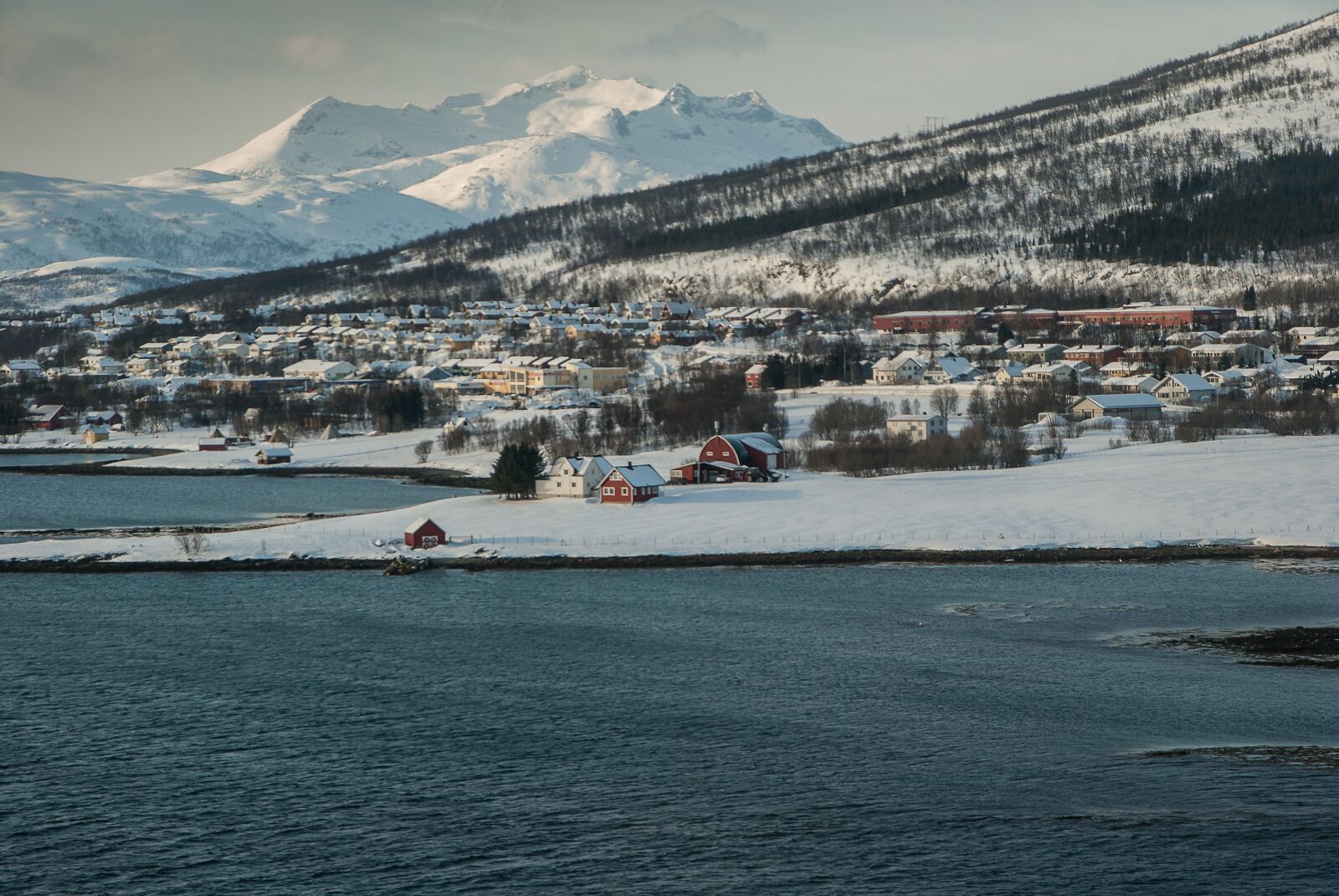 Pentax K10D sample photo. Norway, tromso, fjord photography