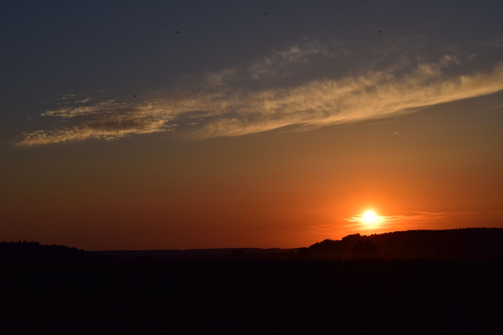 Nikon D3300 sample photo. Sunset, red, sky photography