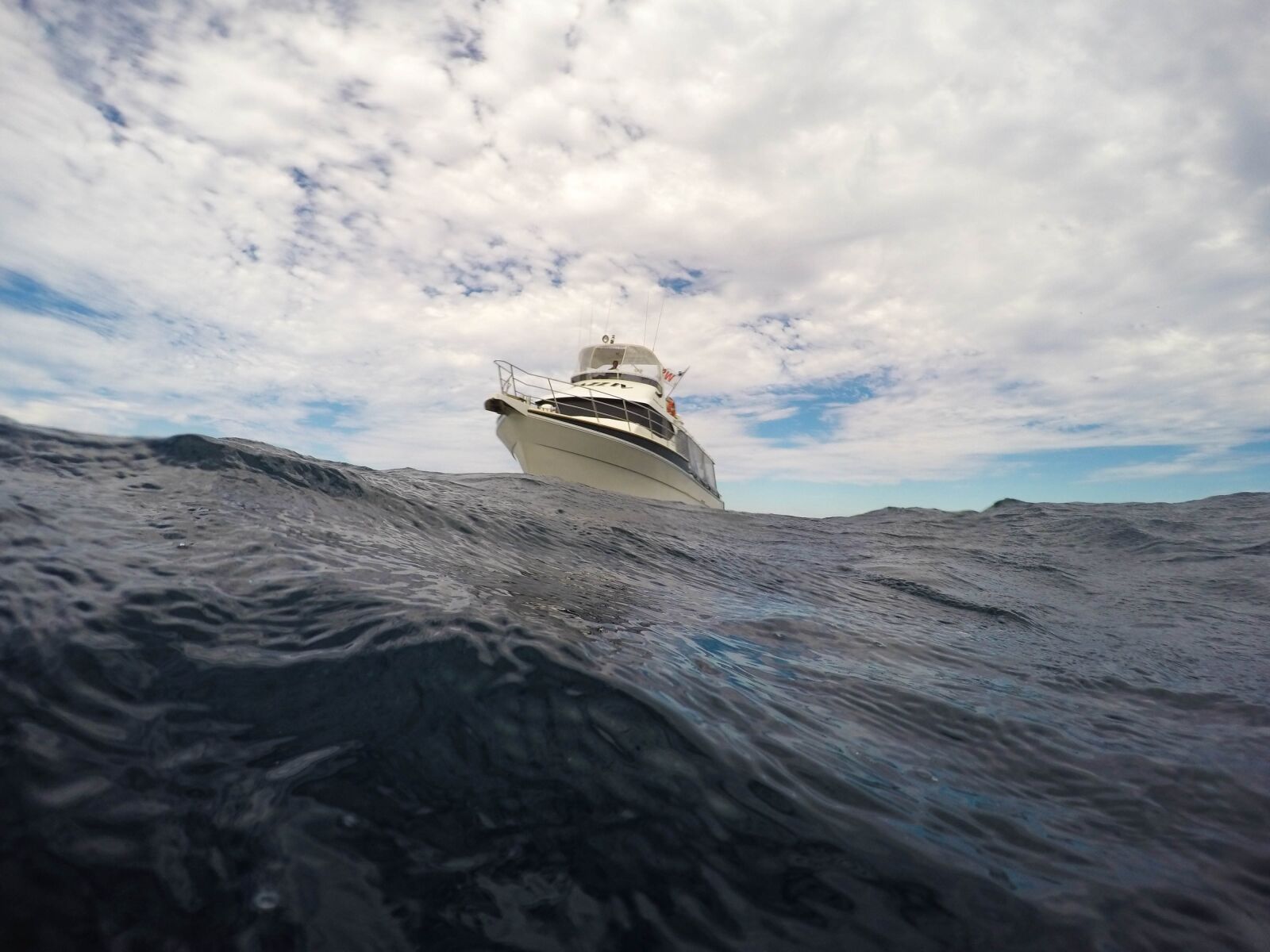 GoPro HERO4 Silver sample photo. Clouds, ocean, sea photography