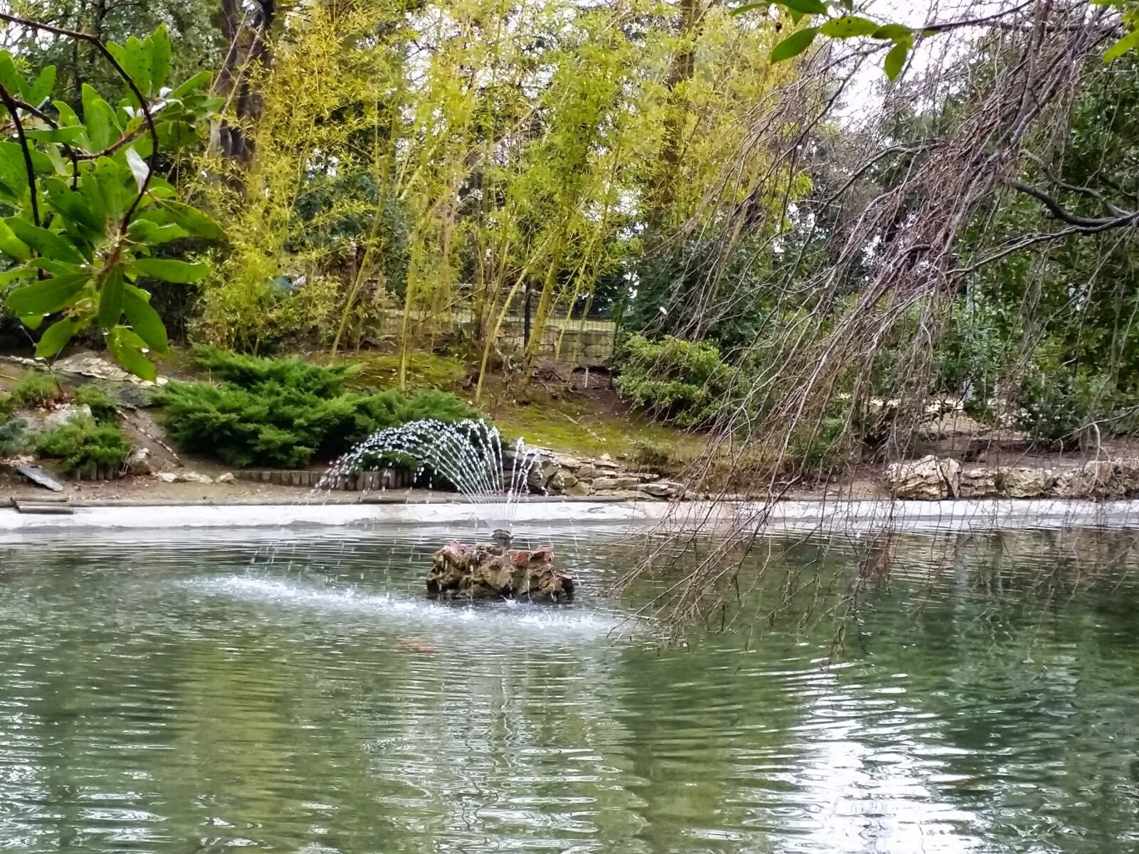 Samsung Galaxy S5 sample photo. Avignon, etang, fontaine, jardin photography