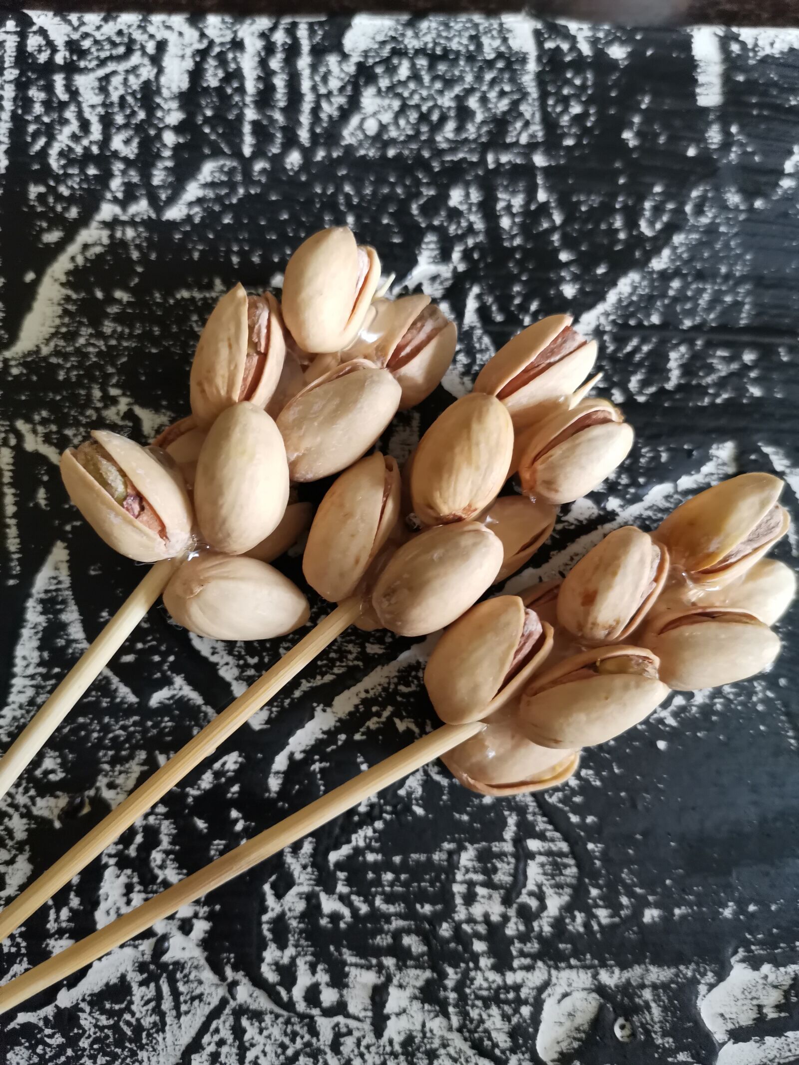 HUAWEI YAL-L21 sample photo. Nuts, background, black photography