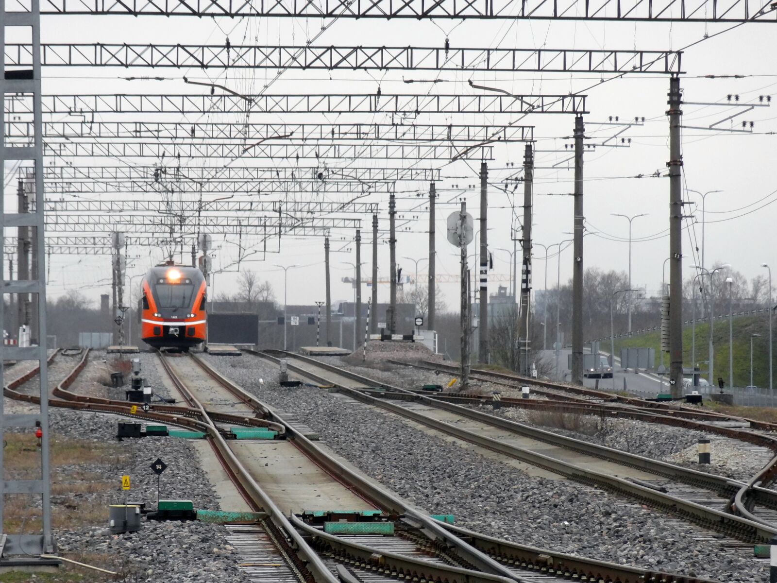 Sony Cyber-shot DSC-HX9V sample photo. Railroad, train, rails photography