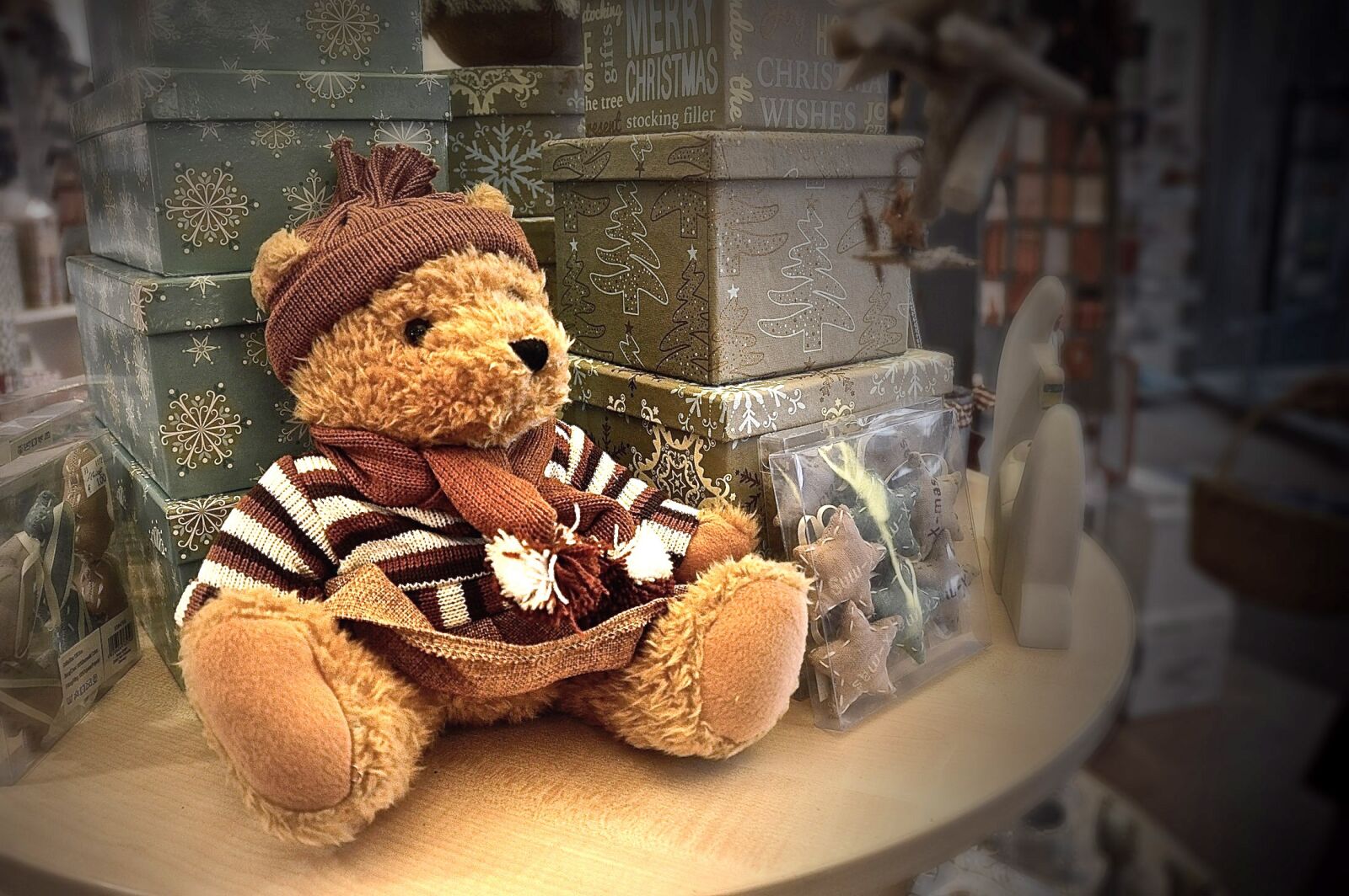 Nikon D3200 sample photo. Teddy, bear, christmas photography