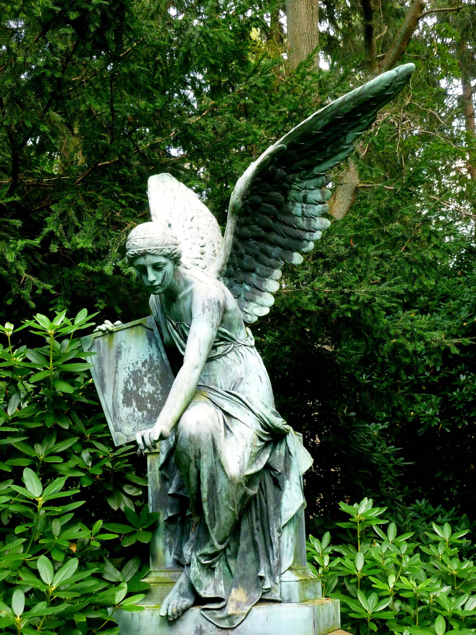 Panasonic DMC-FS37 sample photo. Angel, sculpture, angel sculpture photography