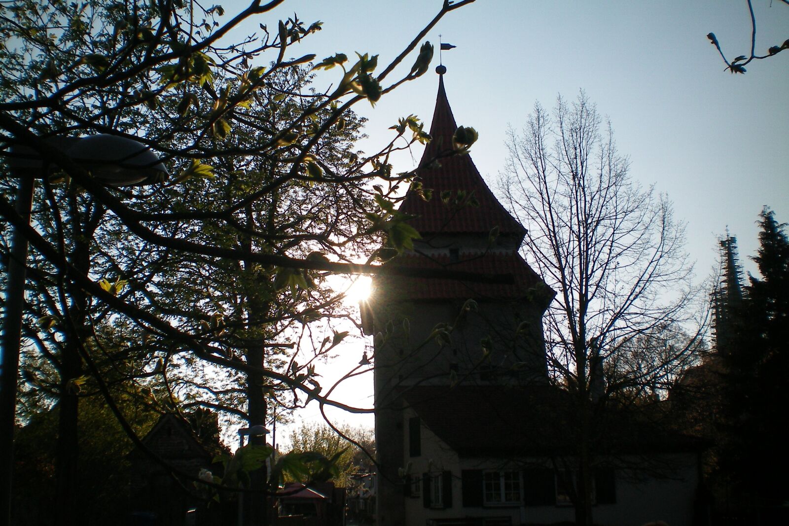 Kodak EASYSHARE M873 ZOOM DIGITAL CAMERA sample photo. Ulm, setting sun, twilight photography