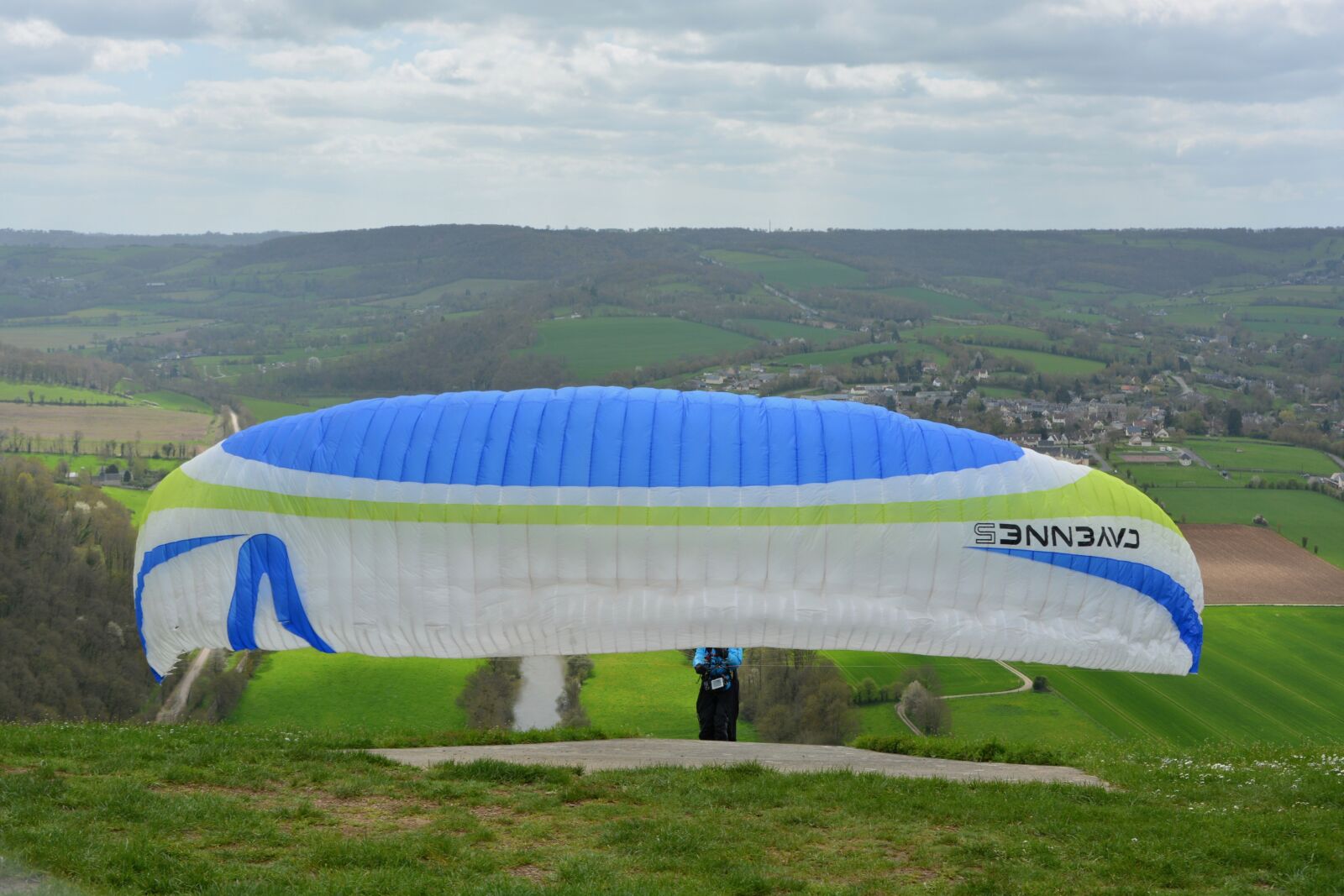 Nikon D5200 sample photo. Sailing paragliding, inflated kite photography