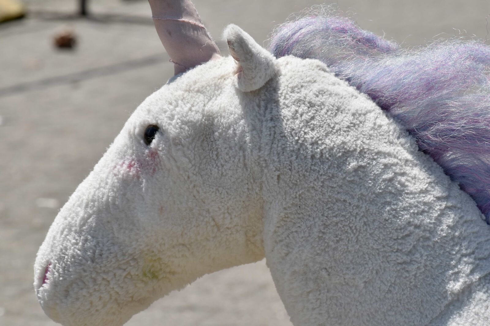 Nikon D5500 sample photo. Horn, horse, plush, toy photography