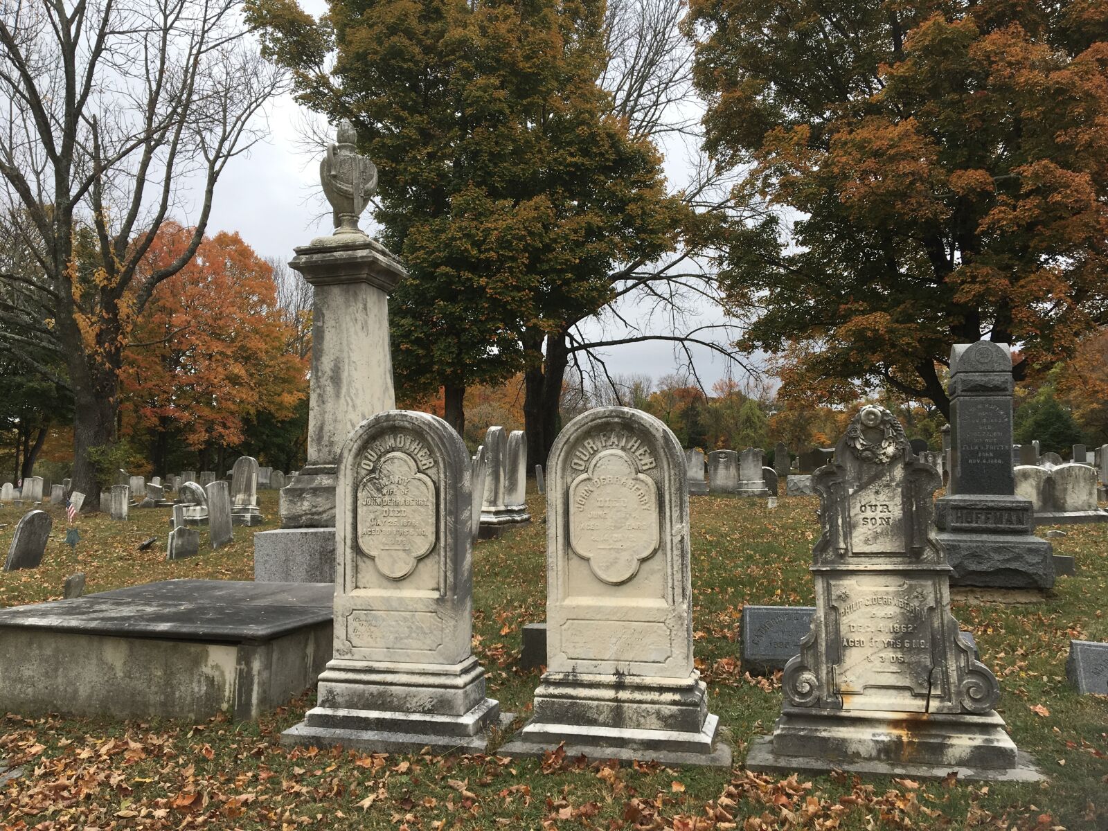 Apple iPad Pro sample photo. Cemetery, gravestones, graveyard photography