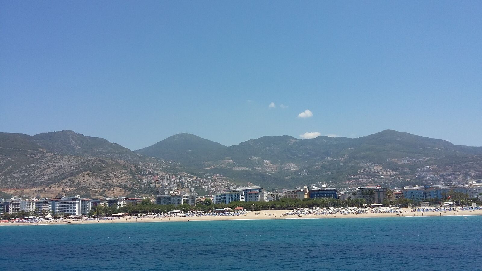 Samsung SM-A300FU sample photo. Shore, mountains, ocean photography