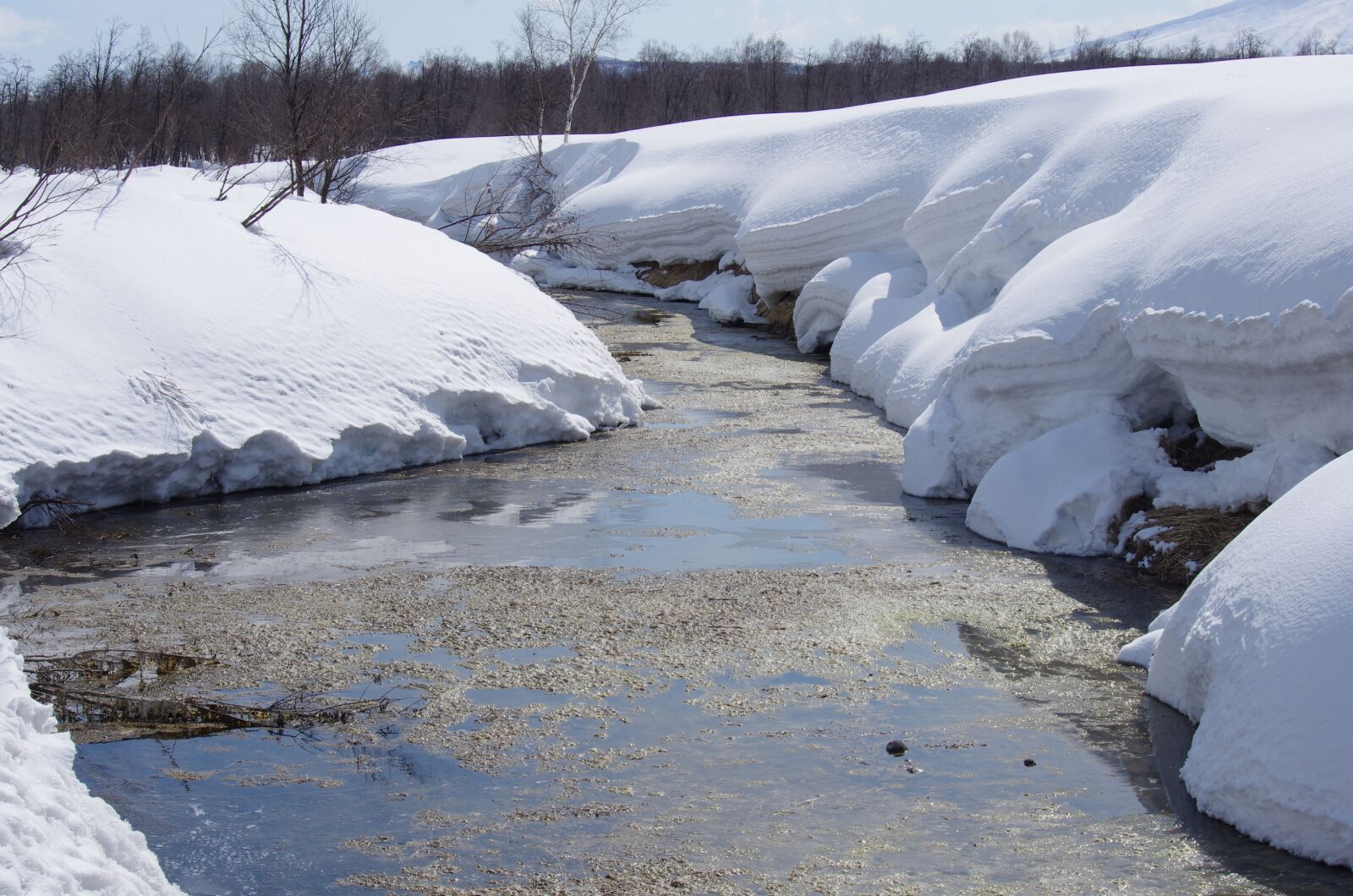 Pentax K-5 sample photo. Winter, snow, river photography