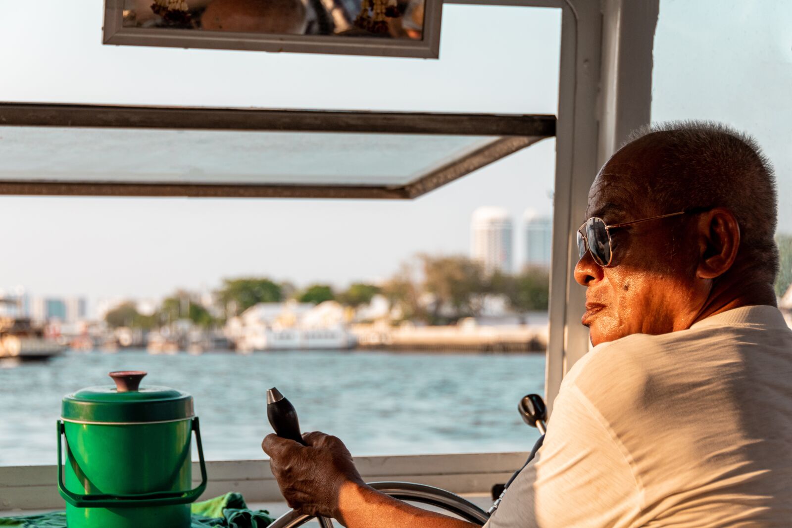 Nikon D5600 sample photo. Boat, driver, captain photography
