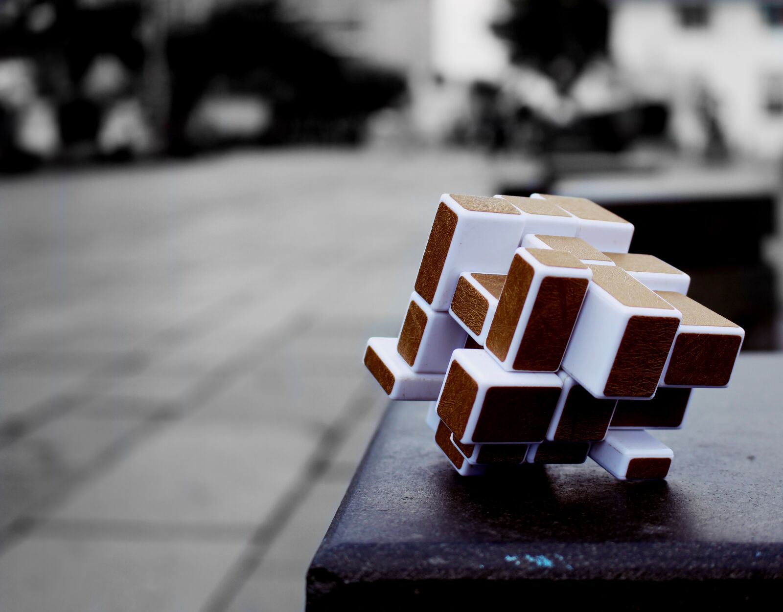 Canon EOS 700D (EOS Rebel T5i / EOS Kiss X7i) sample photo. Black, and, white, cube photography