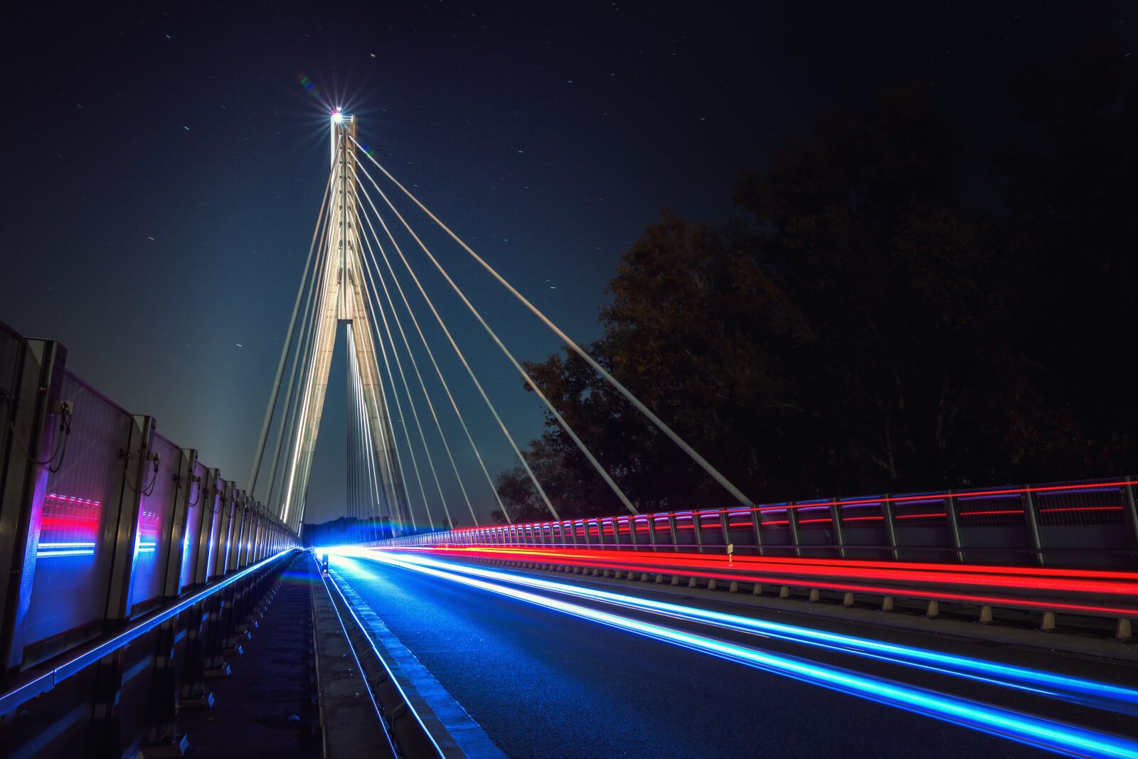 Tokina AT-X 16-28mm F2.8 Pro FX sample photo. Bridge, night, architecture photography