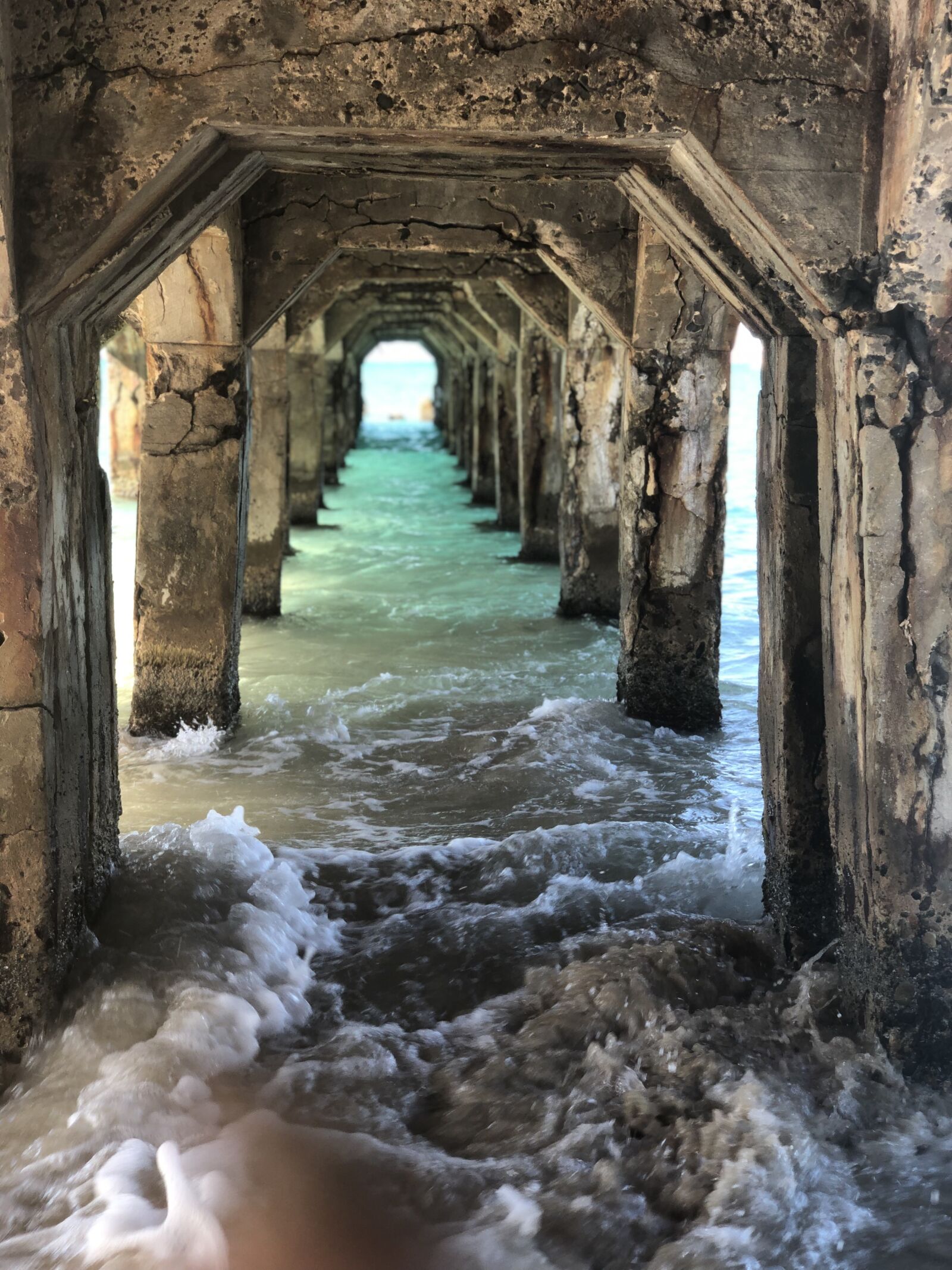 iPhone X back dual camera 6mm f/2.4 sample photo. Stmaarten, pier, dock photography