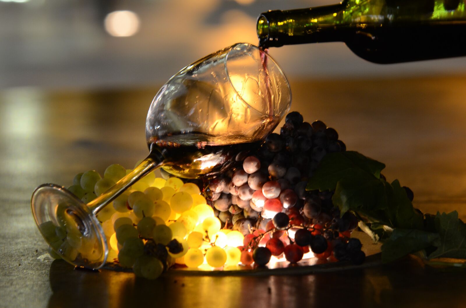 Nikon D7000 sample photo. Wine, sun, silhouette photography