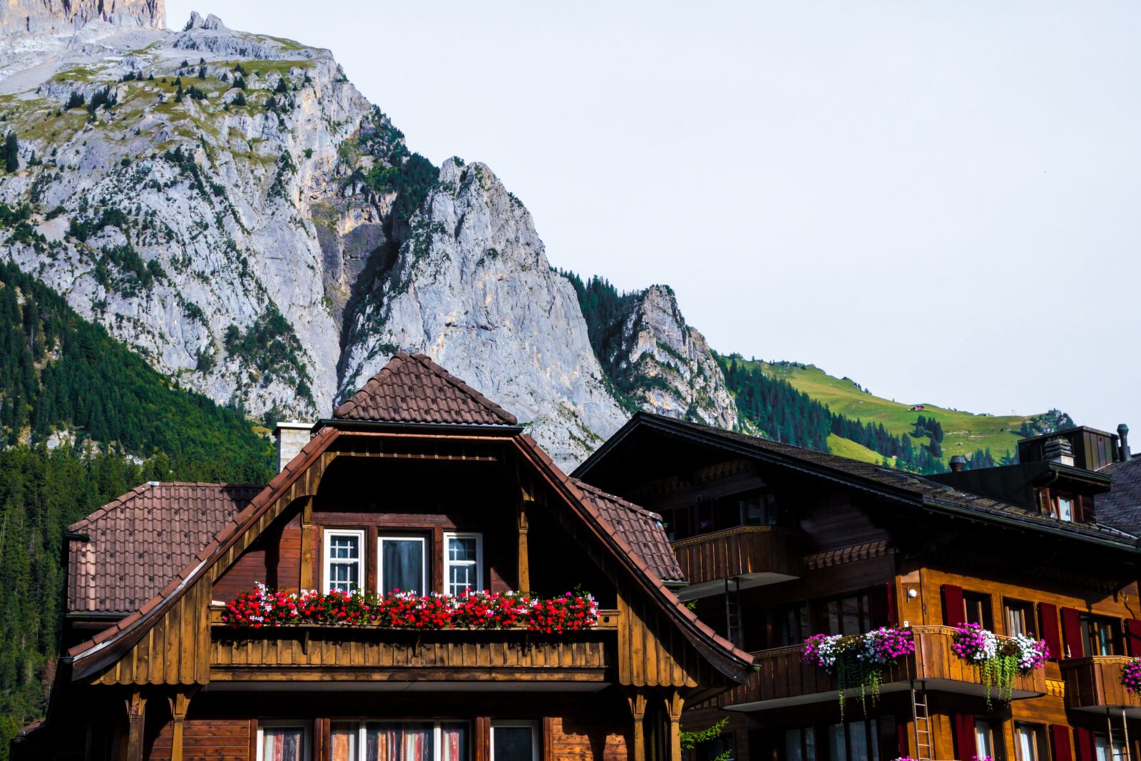 Canon EOS 70D sample photo. Swiss farmhouse, mountains, chalet photography