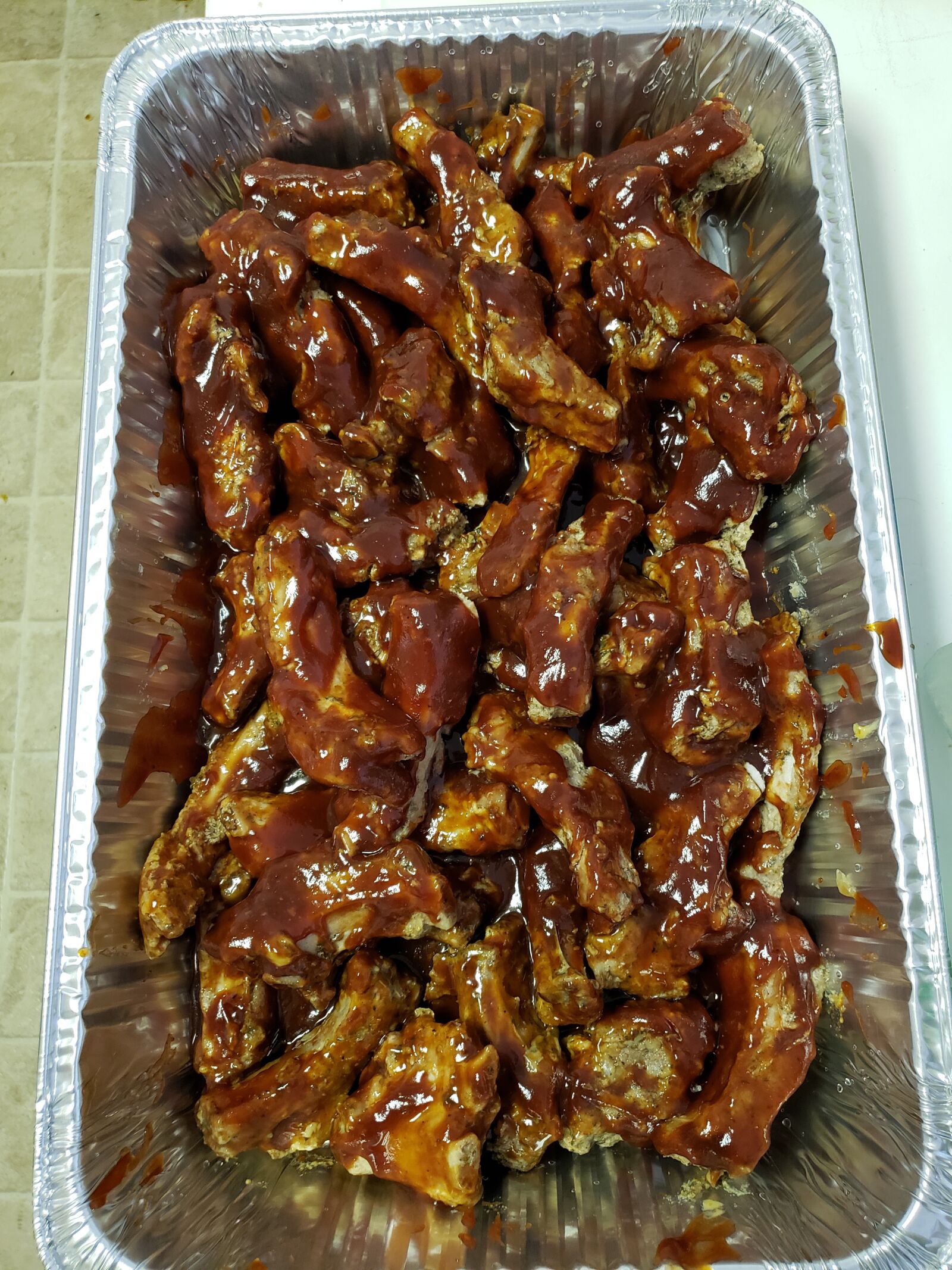 Samsung Galaxy S9 sample photo. Spare ribs, barbecued spare photography