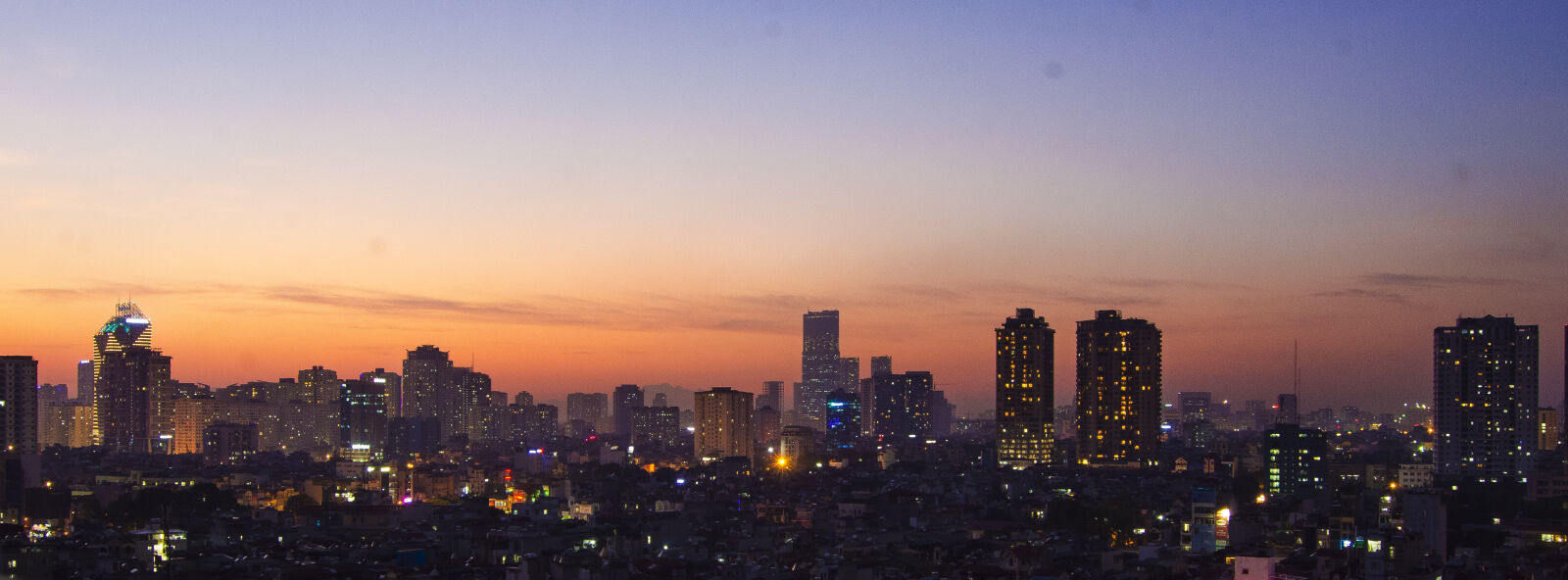 Nikon D7000 sample photo. City, sunset, vietnam, hanoi photography