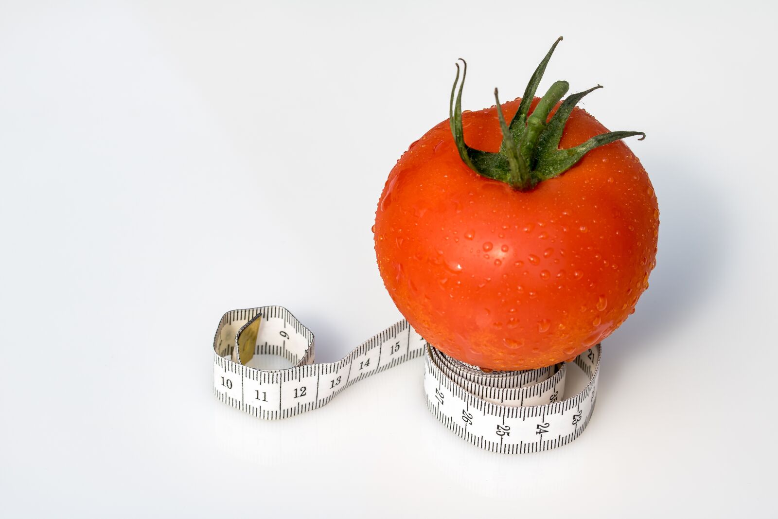 Canon EF-S 60mm F2.8 Macro USM sample photo. Tape measure, tomato, coiled photography