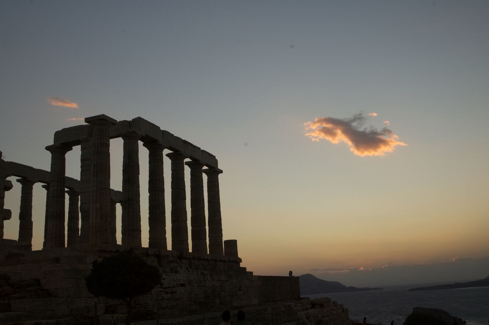 Nikon D70 sample photo. Athens, ruins, sunset photography