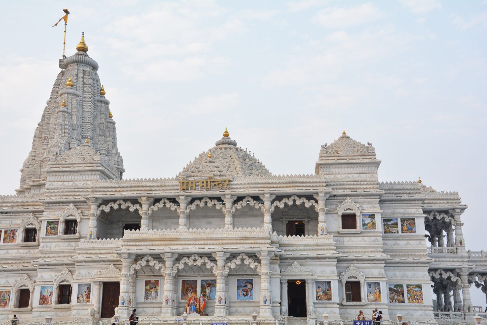 Nikon D5200 sample photo. Brindavan, premmandir, india photography
