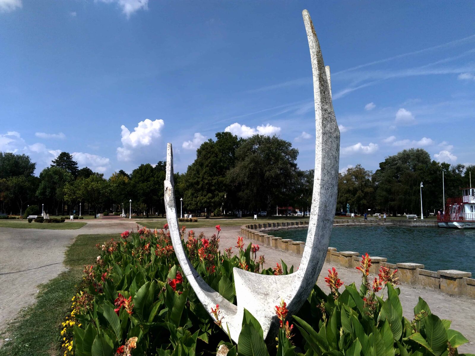 Lenovo S60-A sample photo. Sculpture, marble, palic lake photography