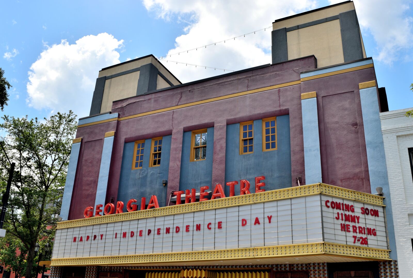 Nikon D3300 sample photo. Famous, georgia theatre, athens photography