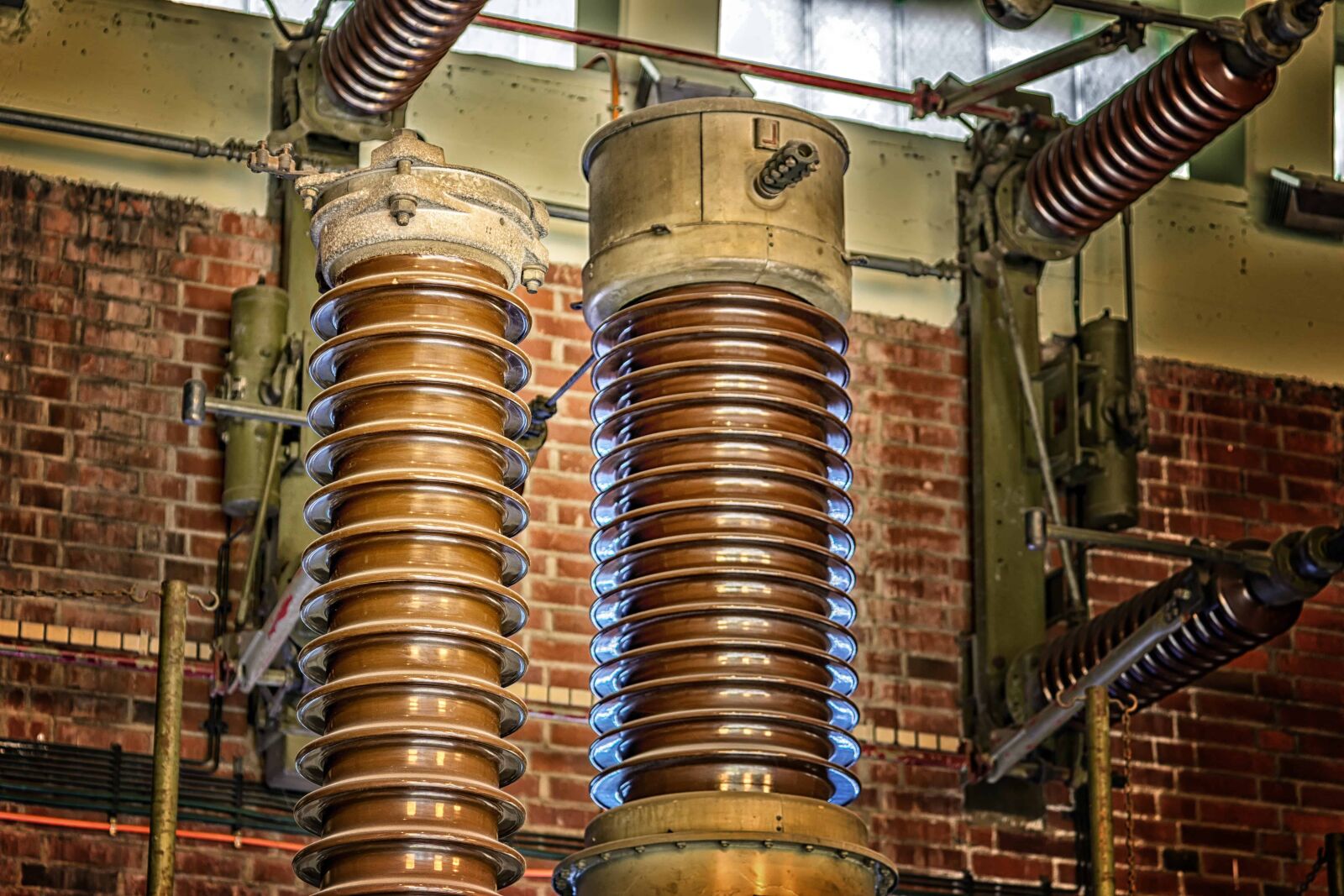 Nikon D3300 sample photo. Electricity, cable, voltage, factory photography