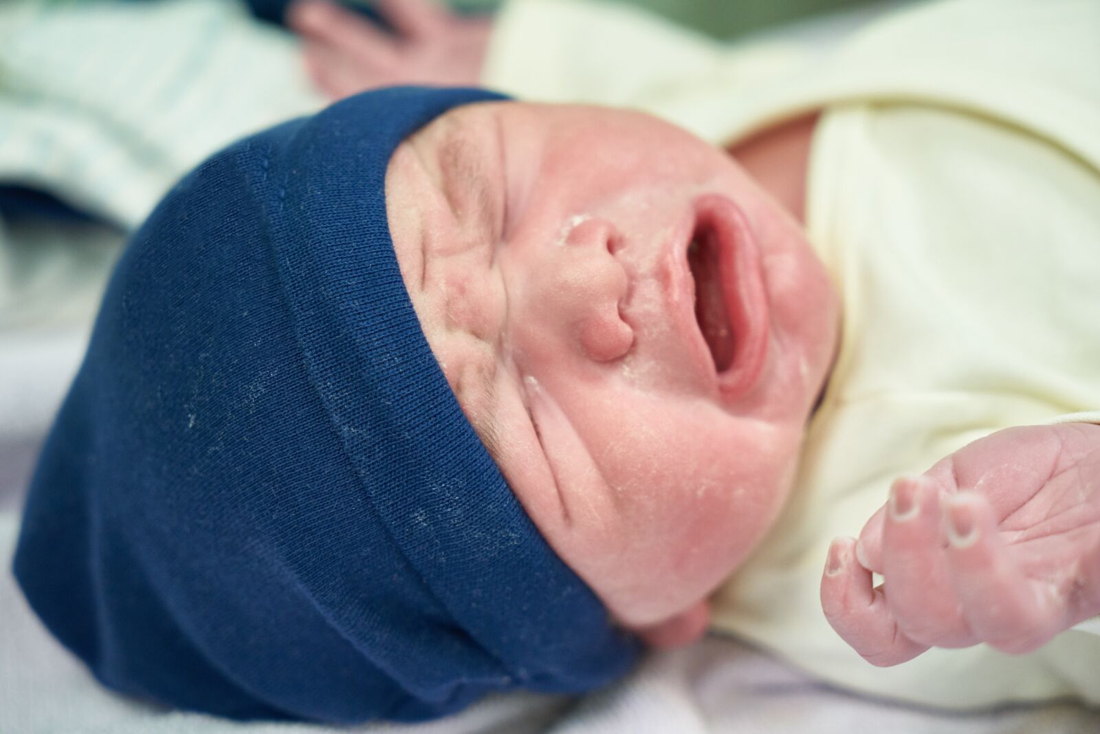 Sony a7R II sample photo. Baby, cute, birth photography