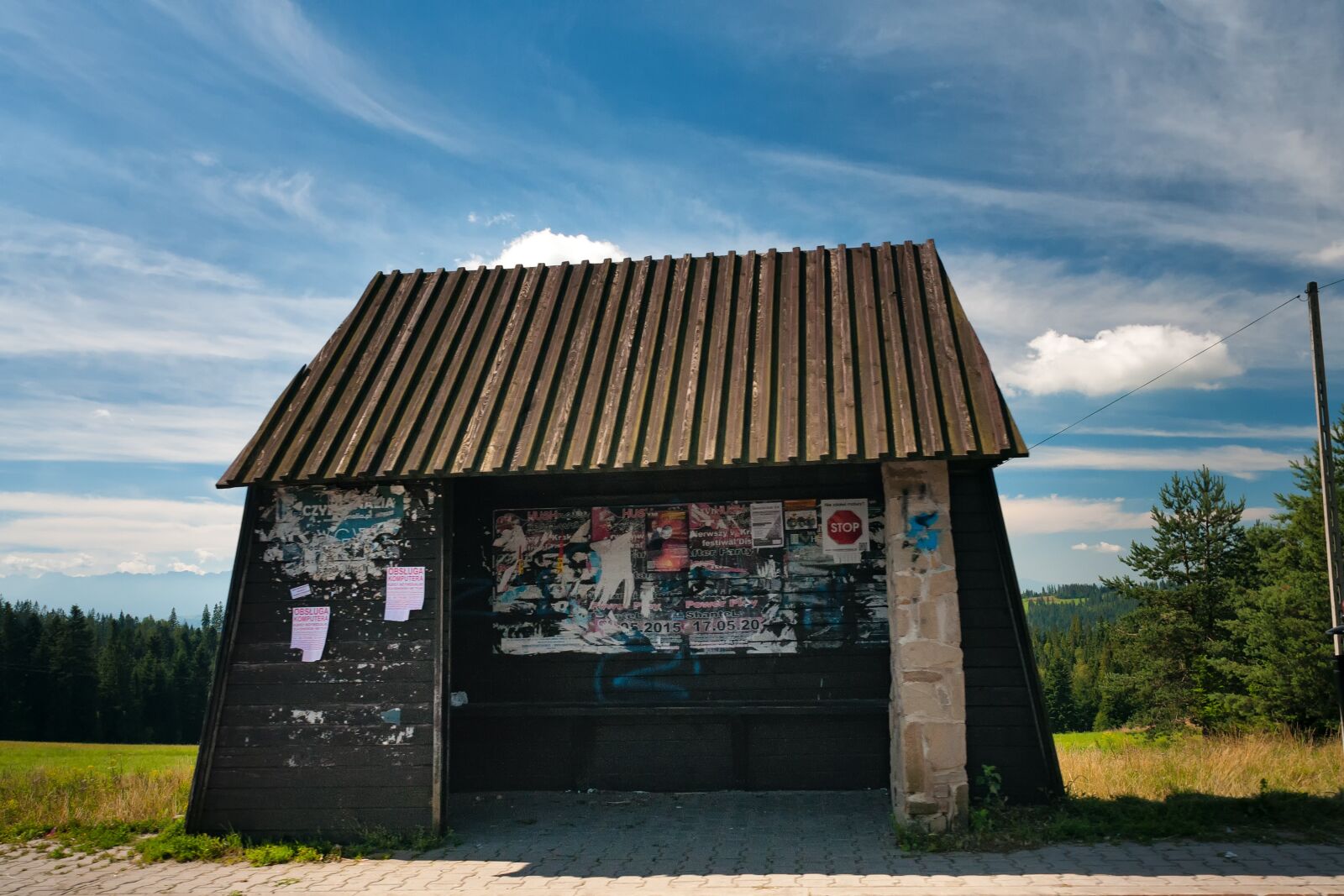 Nikon D300S sample photo. Bus, stop, poland photography