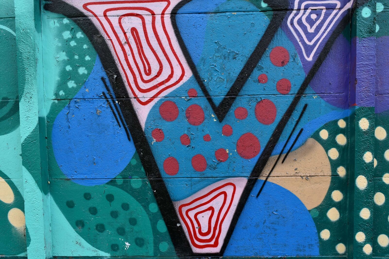 Nikon D5500 sample photo. Pattern, color, design, graffiti photography