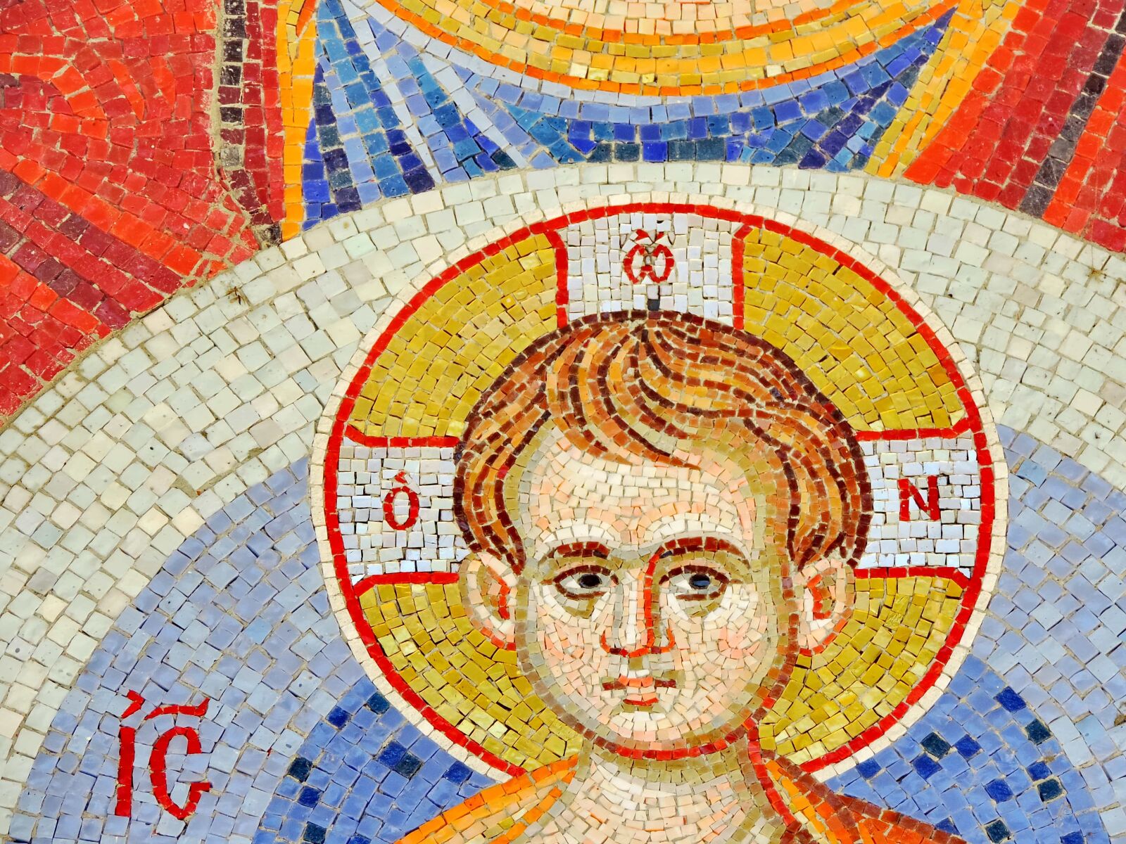 Nikon Coolpix P520 sample photo. Child, christianity, mosaic, art photography