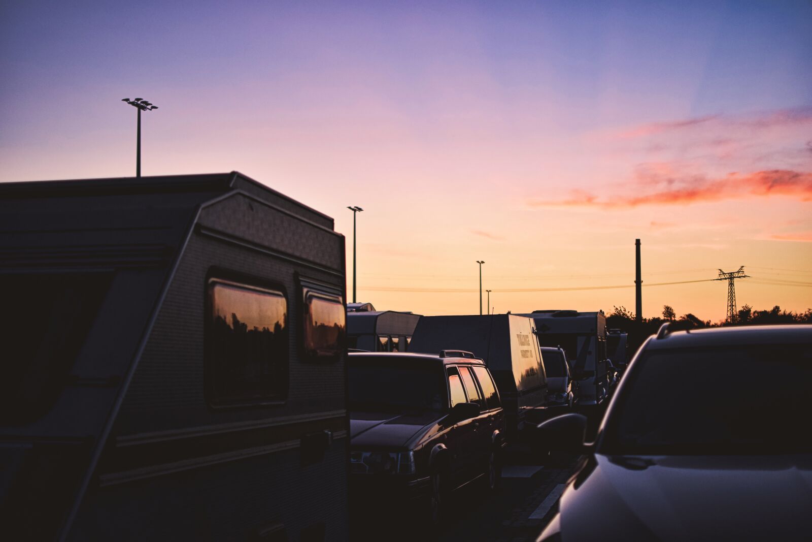 Nikon D5300 sample photo. Sunset, camper, sky photography