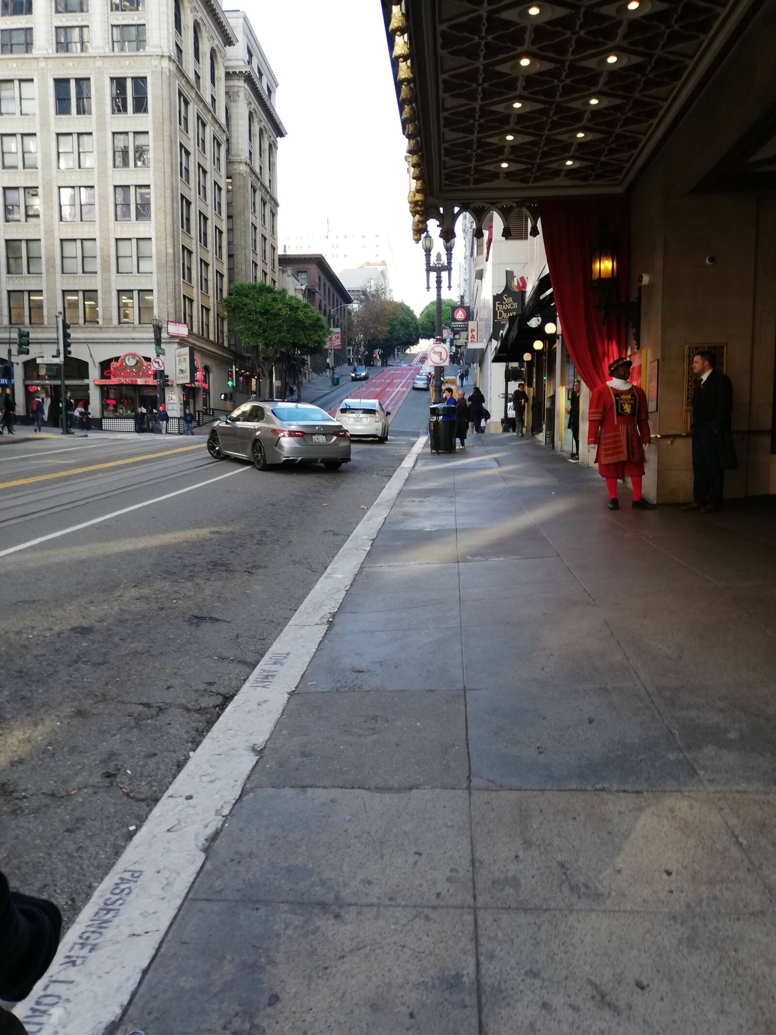 HUAWEI P20 lite sample photo. San francisco, hills, road photography