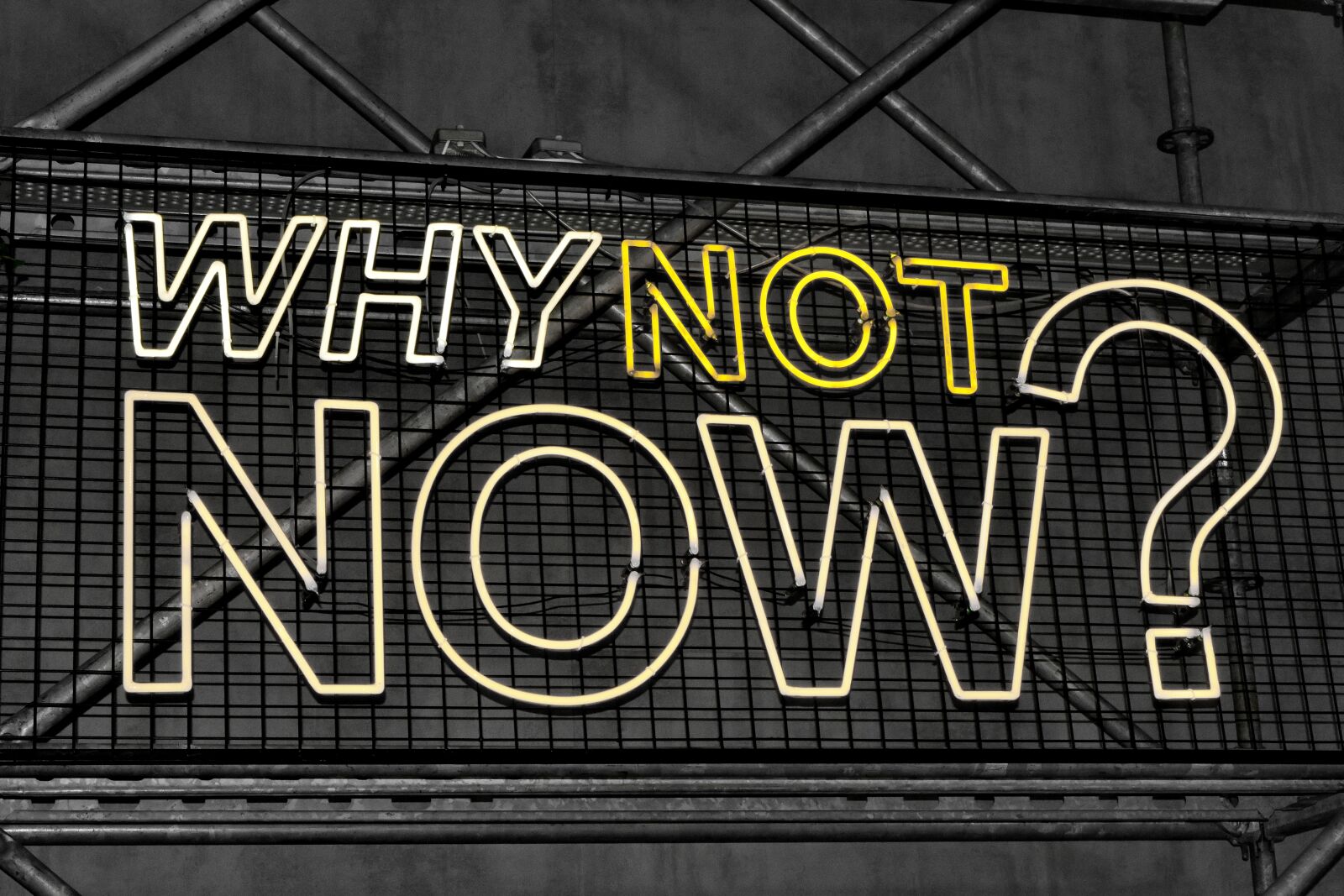 Nikon D5500 sample photo. Neon, question, text, decoration photography