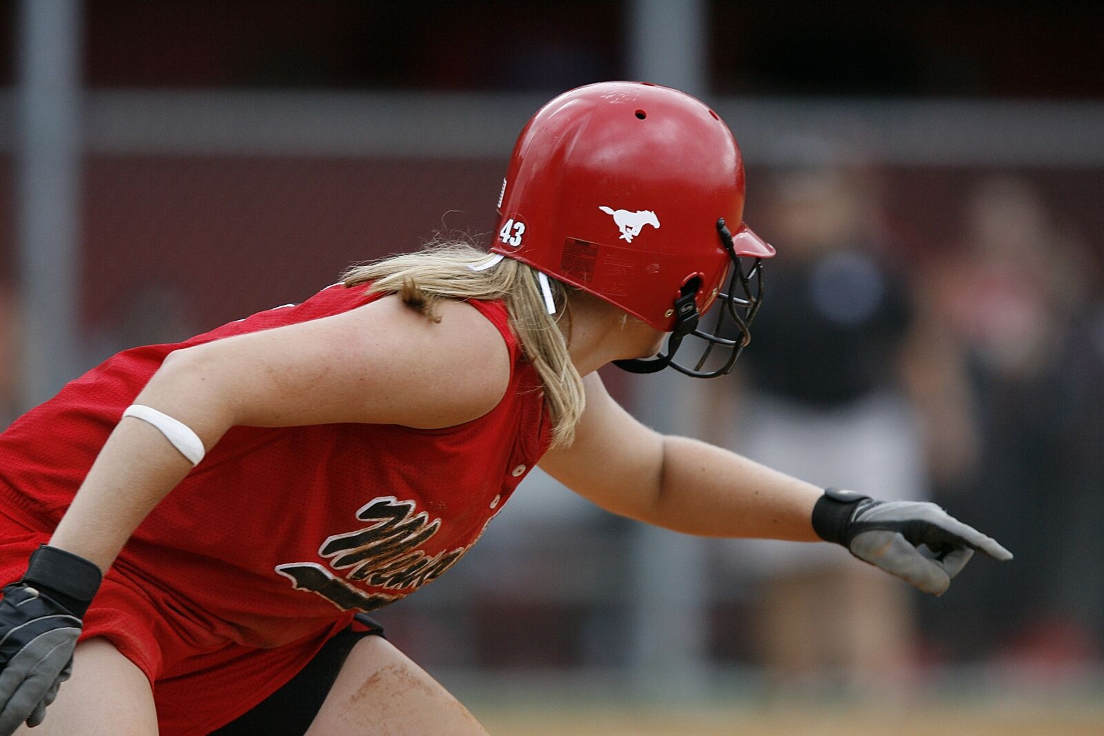 Canon EOS-1D Mark II N sample photo. Softball, player, game photography